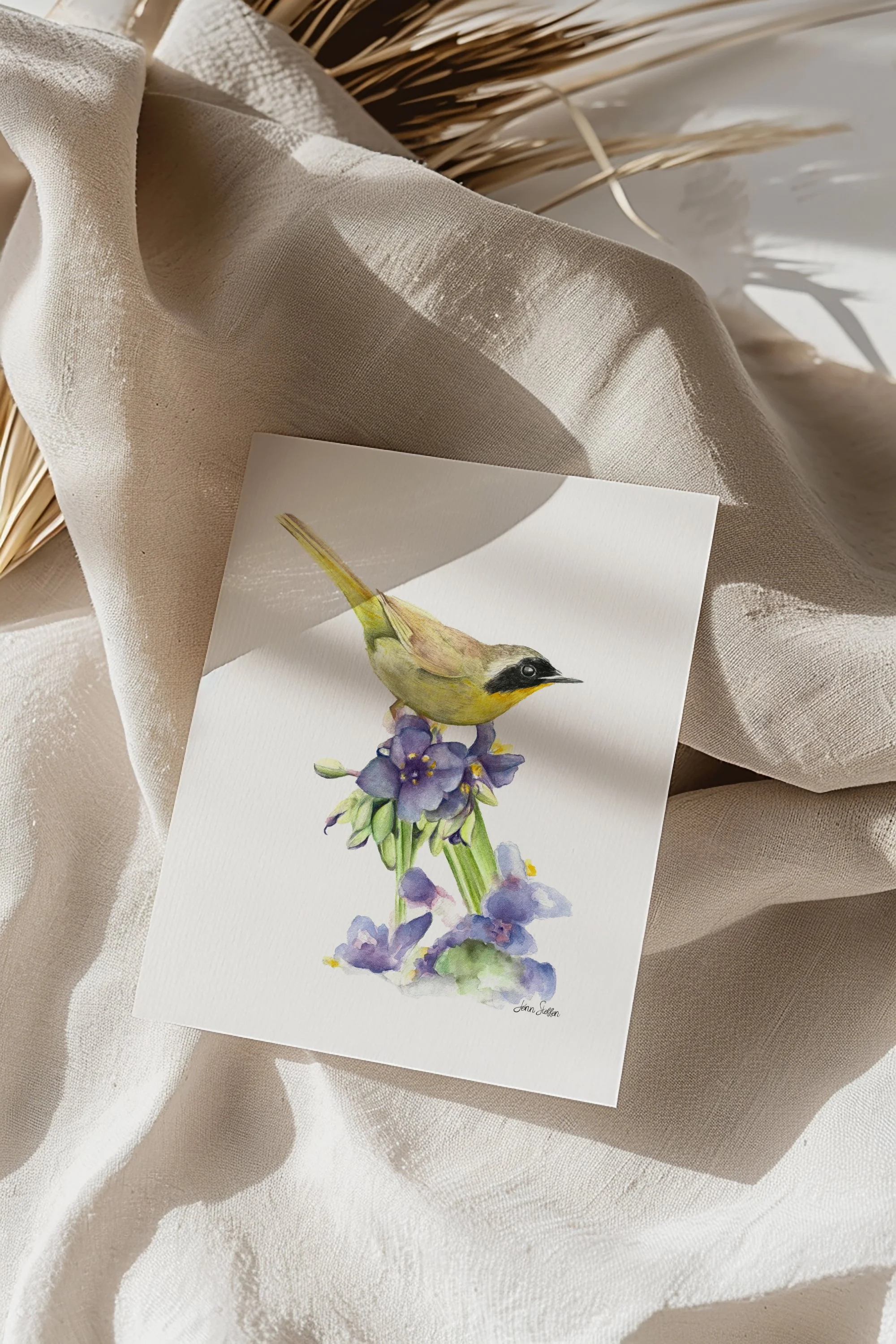 Common Yellowthroat Watercolor Art Print