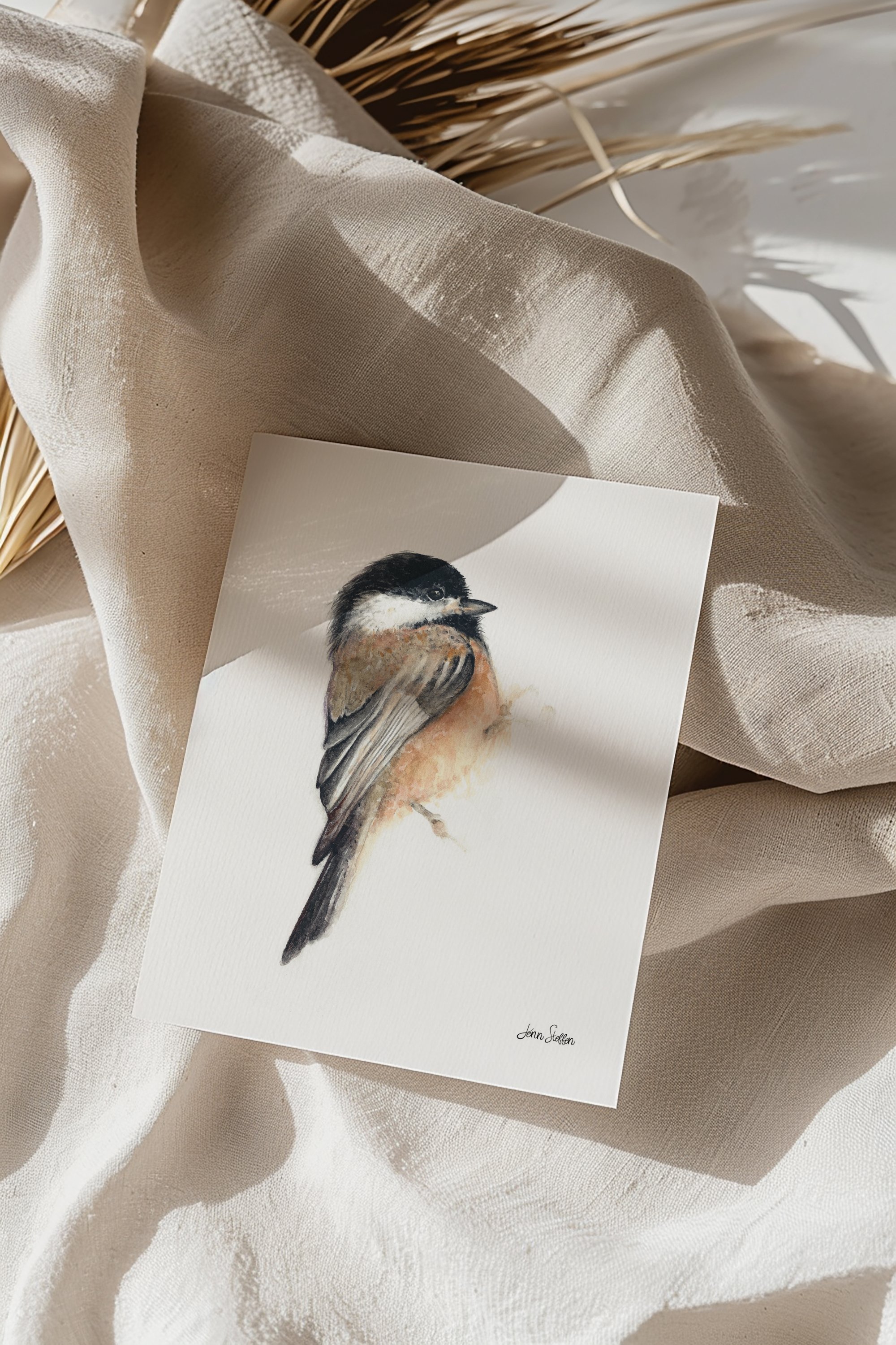 Chickadee Art Print
