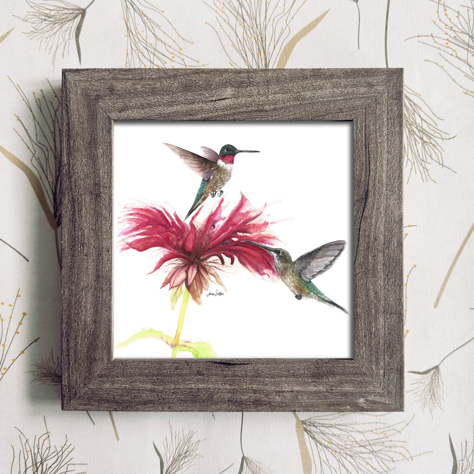 Hummingbird_Pair_Natural Frame Color_JennSteffenArt.jpg