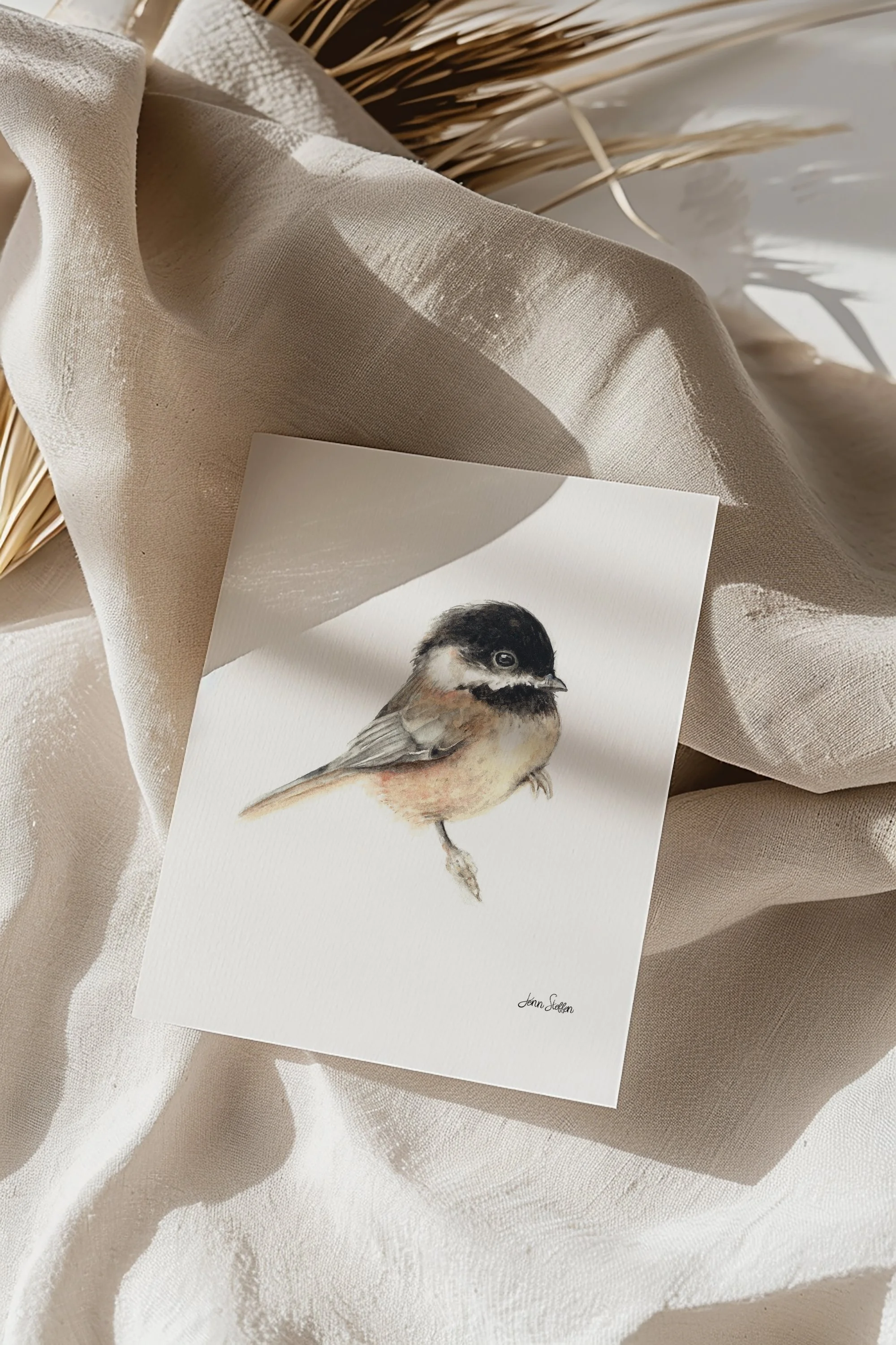 Chickadee Art Print