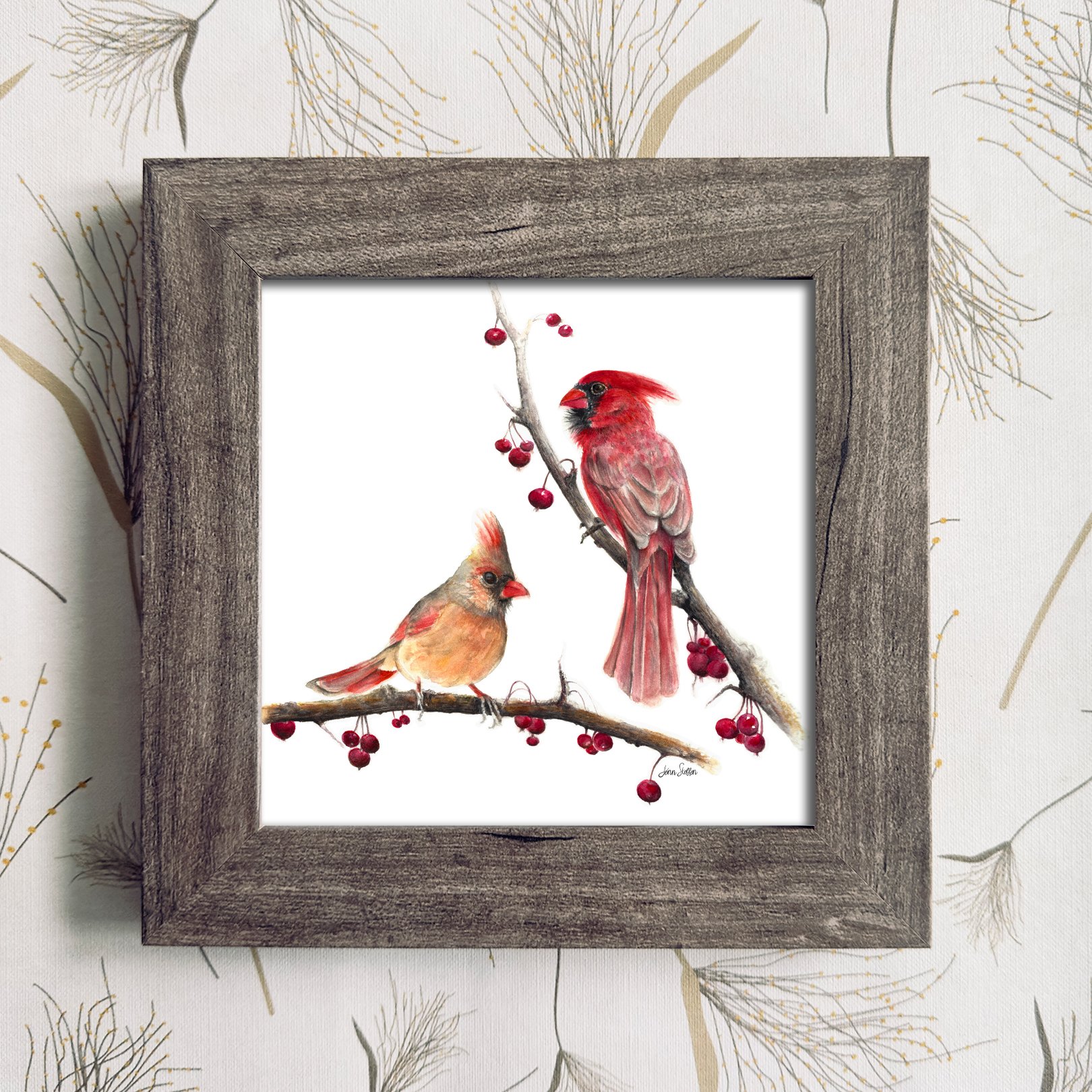 Cardinal_Pair_Natural Frame Color Jenn Steffen Art.jpg