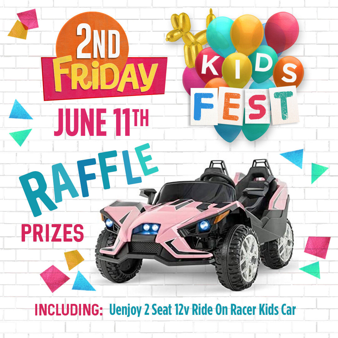 COUNTOWN TO 2ND FRIDAY!!! 🤩🎉

Come to 2nd Friday Fest on June 11 and you could win a Uenjoy 2 Seat on Racer Kids Car!!!🚗🚗

#oldtowncornelius #2ndFridayFestival #familyfun #lakenorman  #raffles #prizes