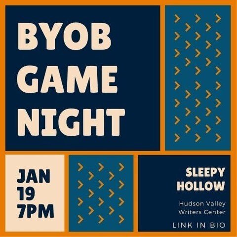 Grab a beverage and/or a friend and unwind with us at Game Night on Thurs. Jan. 19 in Sleepy Hollow! We'll have some classic games on hands and welcome anything you want to bring as well. Drop in anytime between 7-9:30 PM. $20 pp - link in bio or int