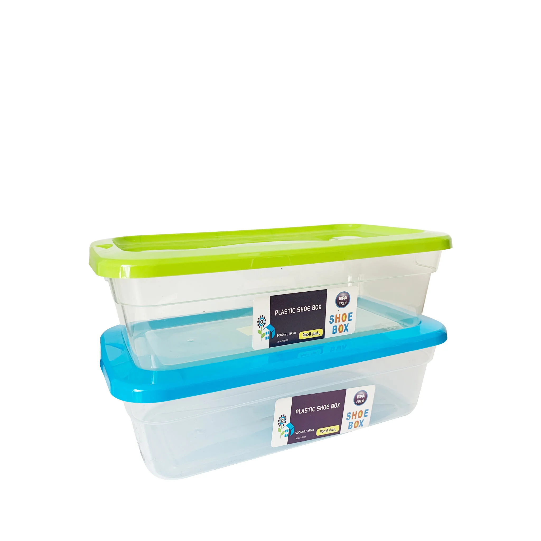 PAC-it Fresh Plastic Shoe Box