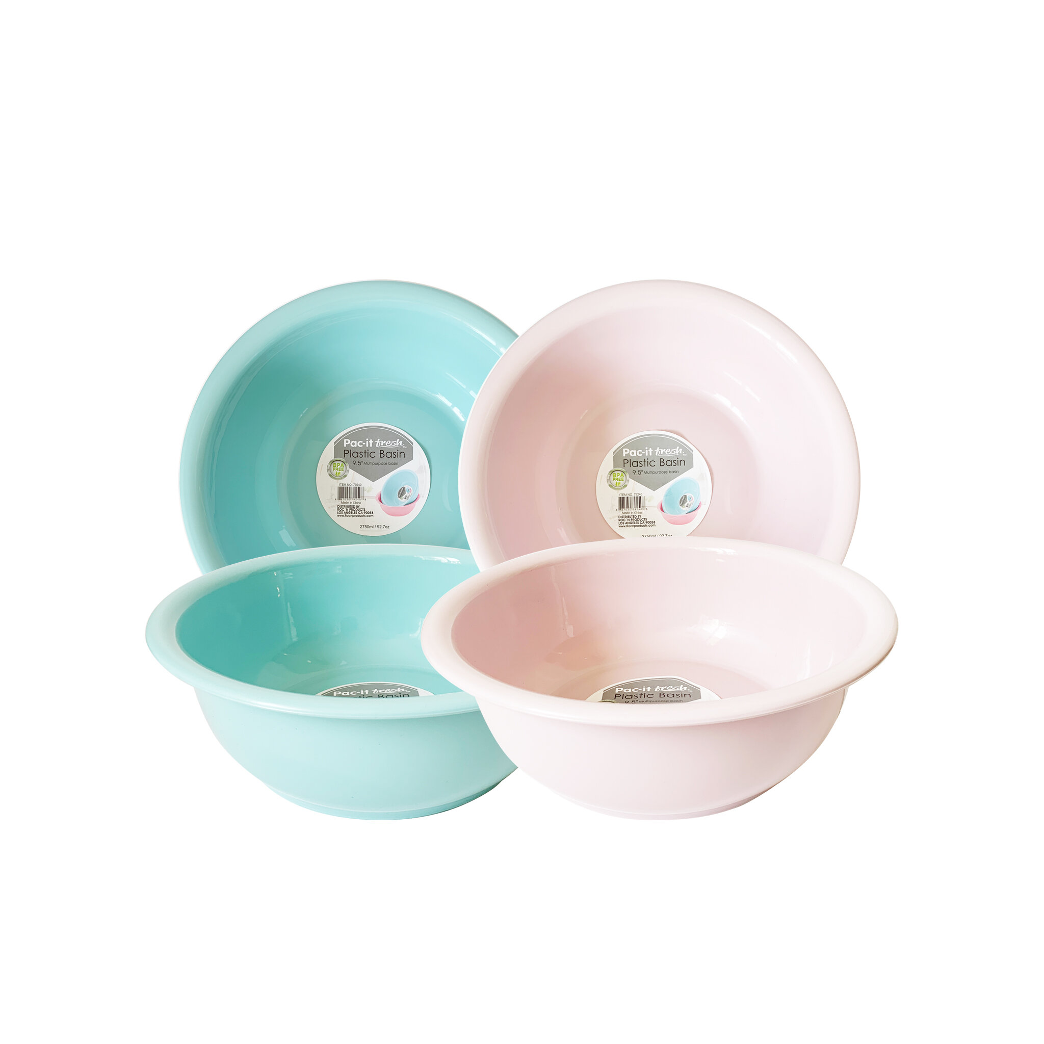 PAC-it Fresh Plastic Basin