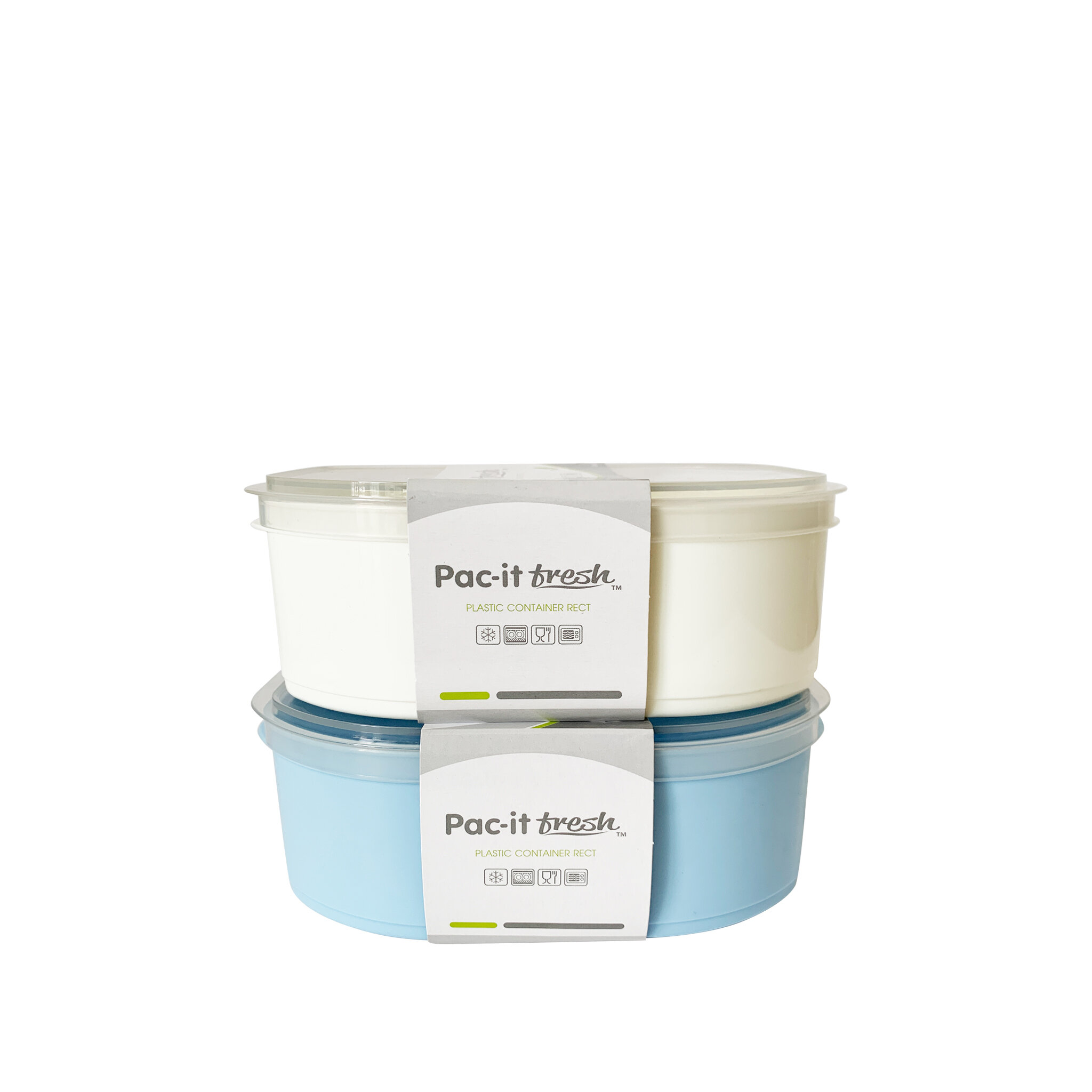 PAC-it Fresh Plastic Container Rect