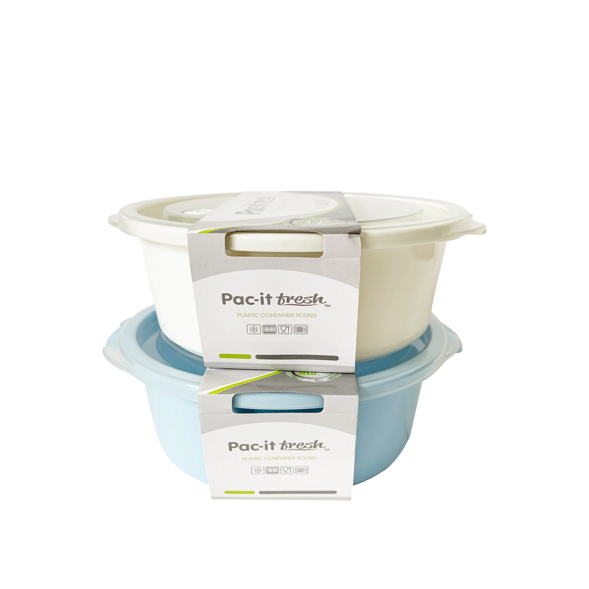 PAC-it Fresh Plastic Container Round