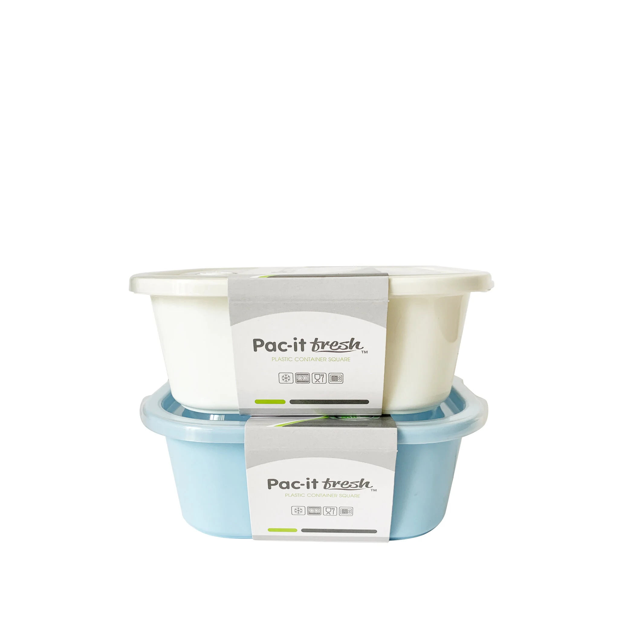 PAC-it Fresh Plastic Container Square