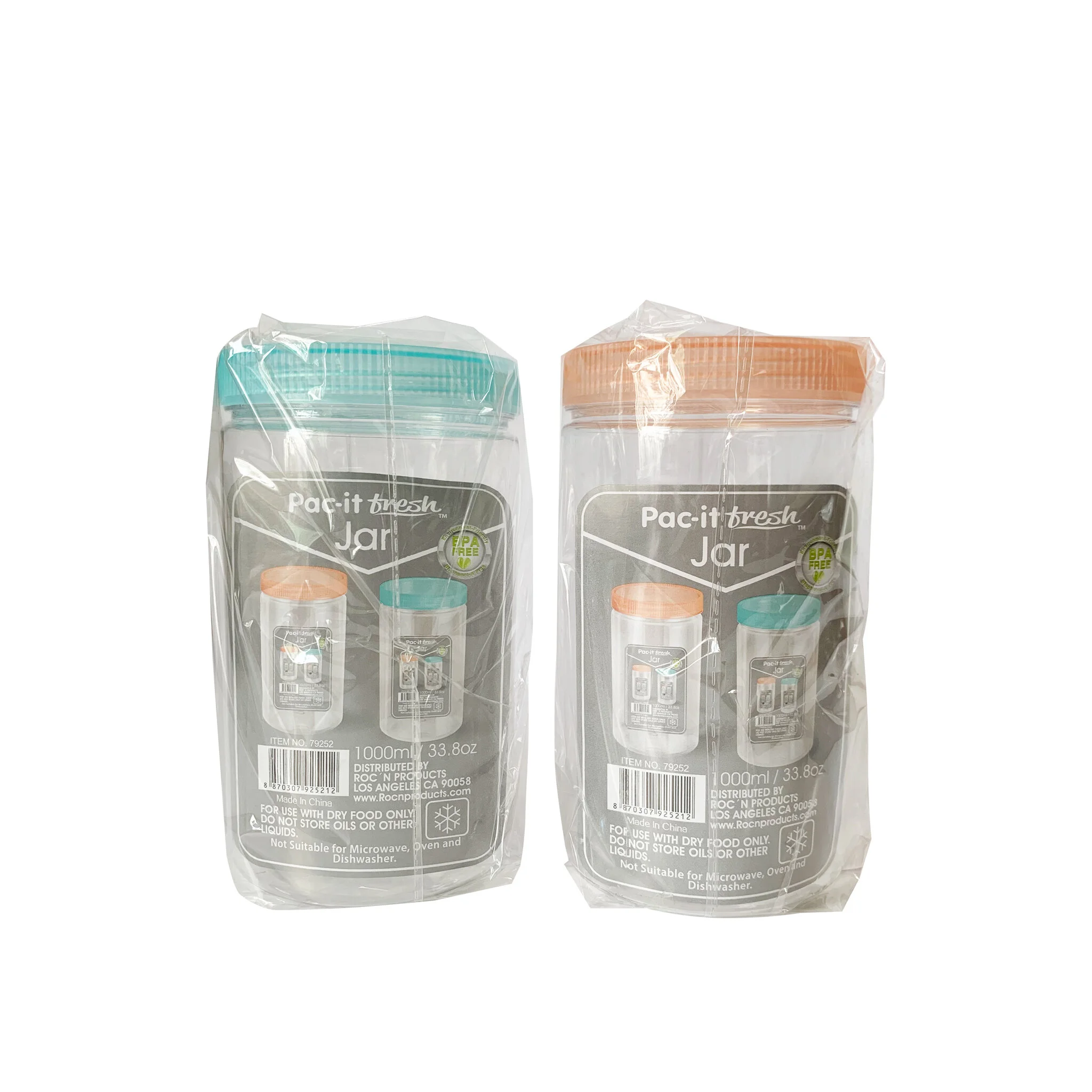 PAC-it Fresh Plastic Jar