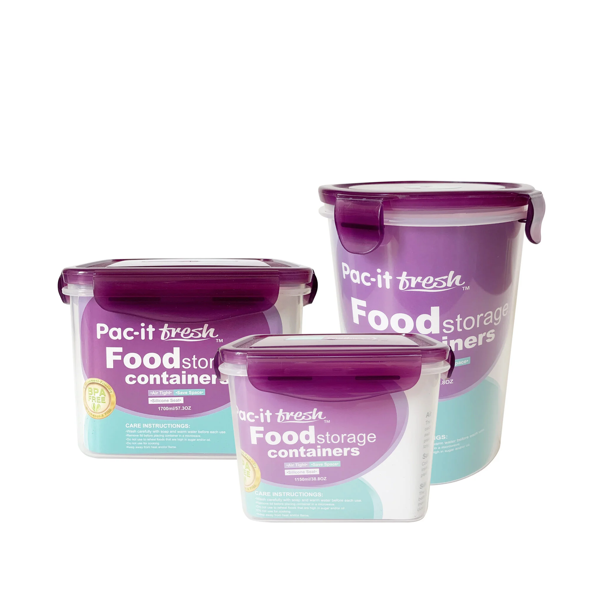 PAC-it Fresh Food Storage Containers