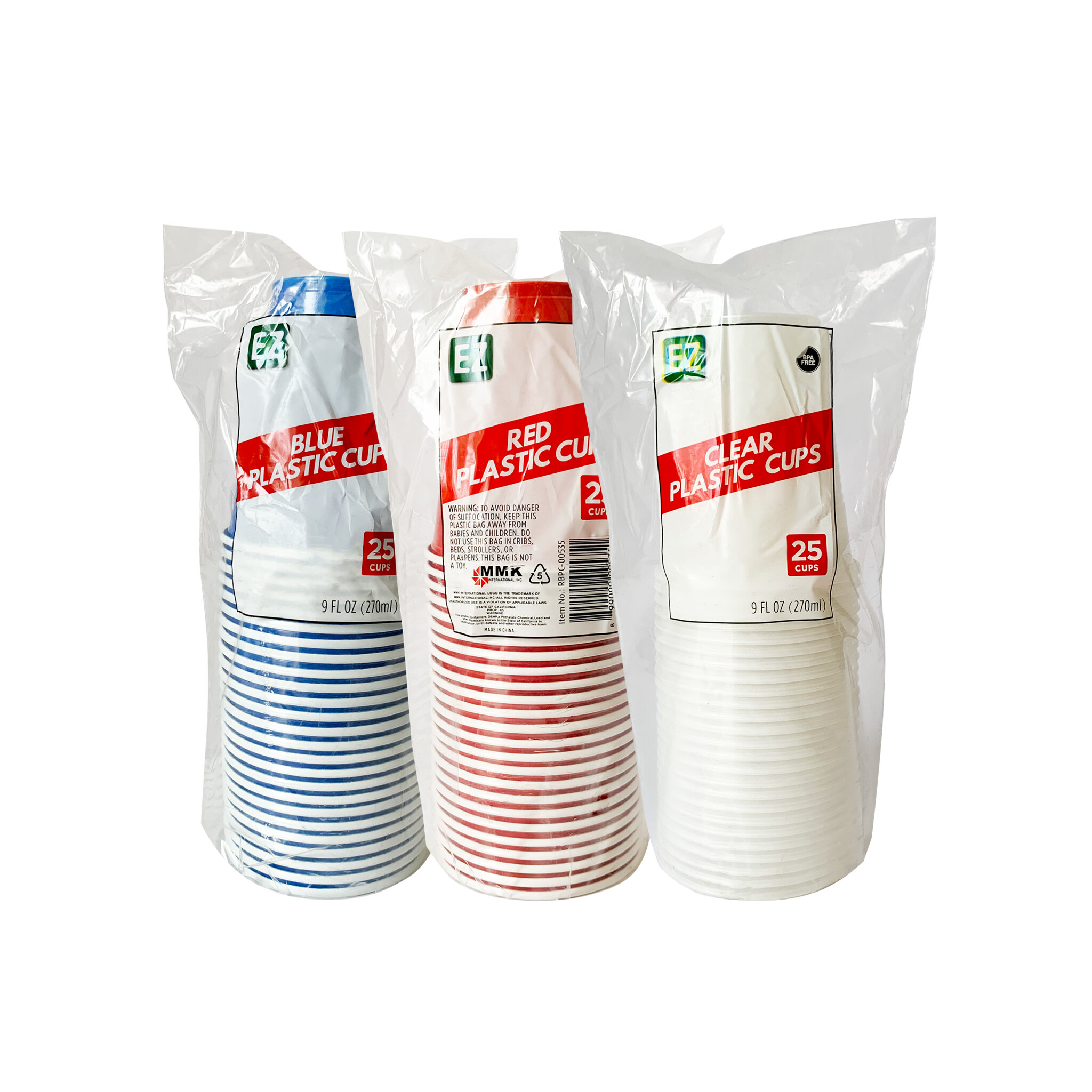 EZ Plastic Cups