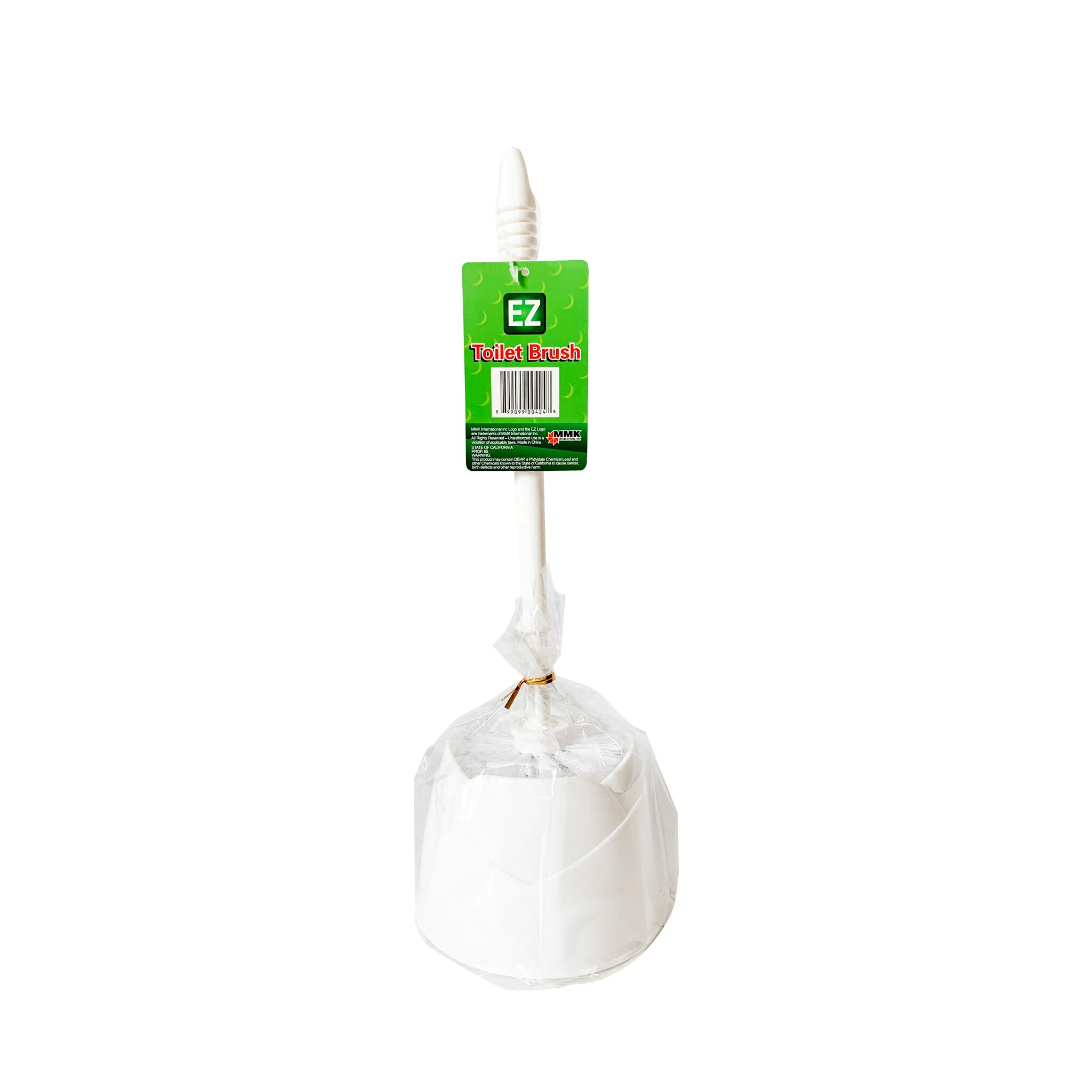 EZ Toilet Brush Set- White