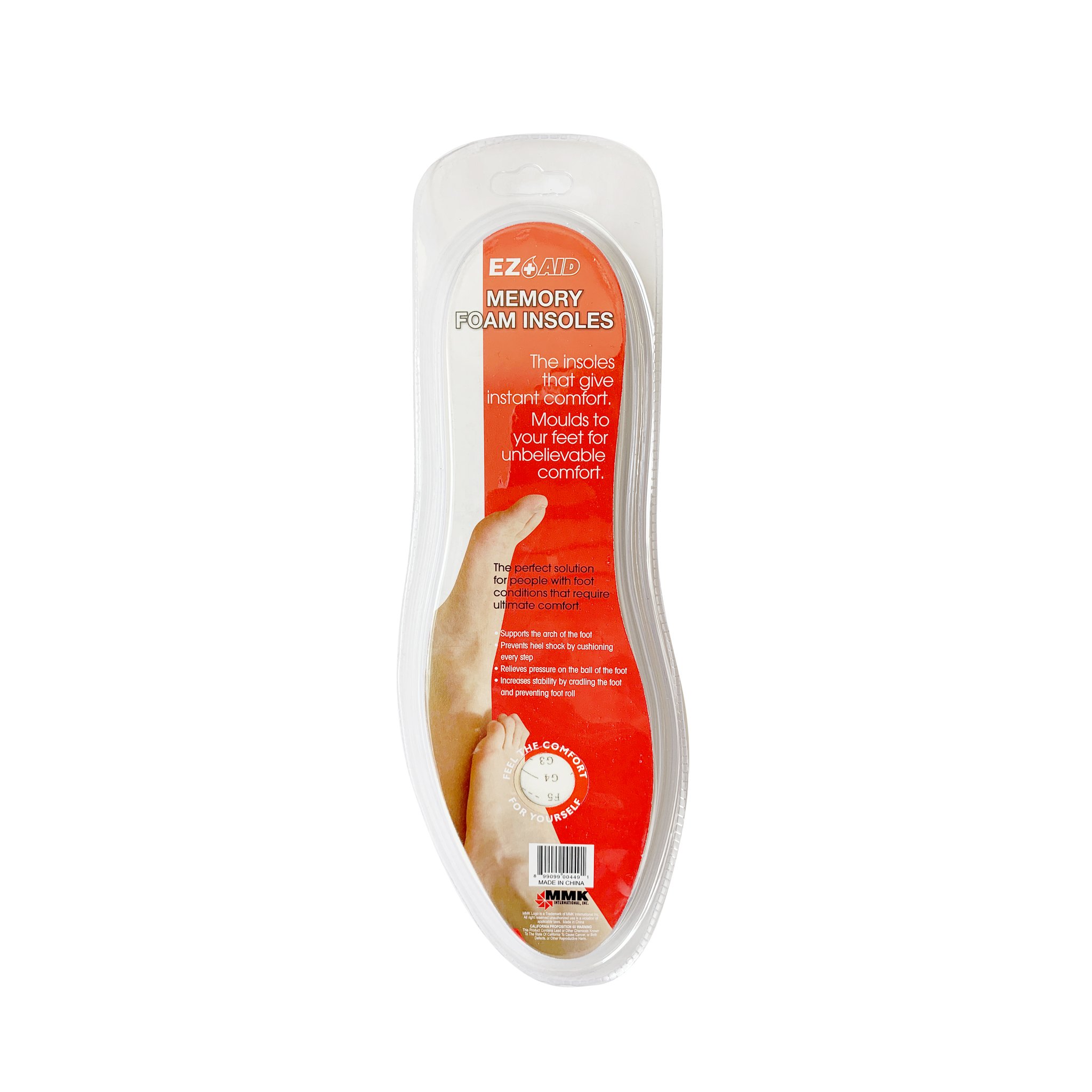 EZ Aid Memory Foam Insoles