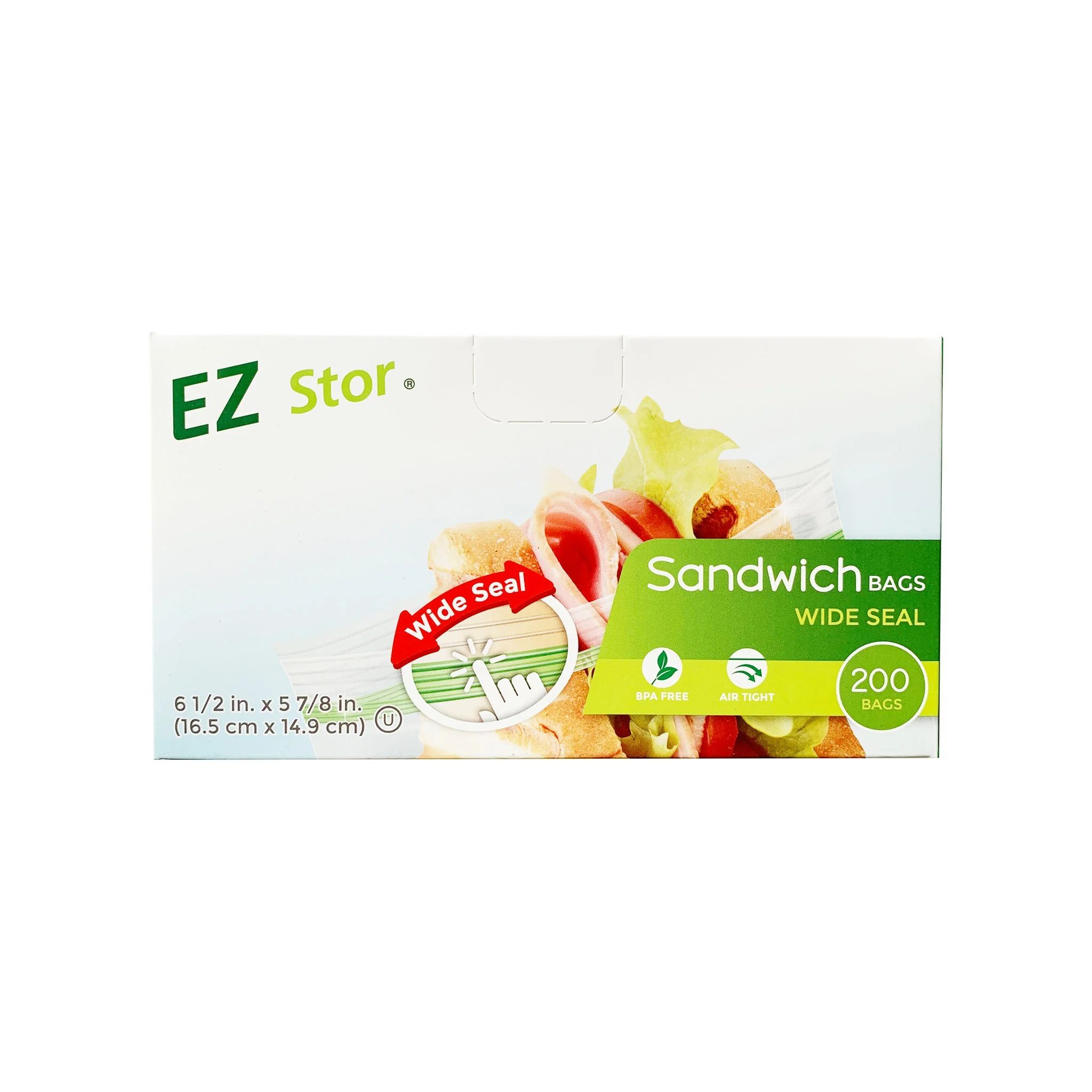 EZ Stor Wide Seal Sandwich Bags