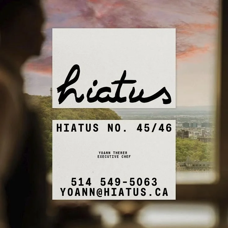 By @baillat_studio for @hiatusmontreal