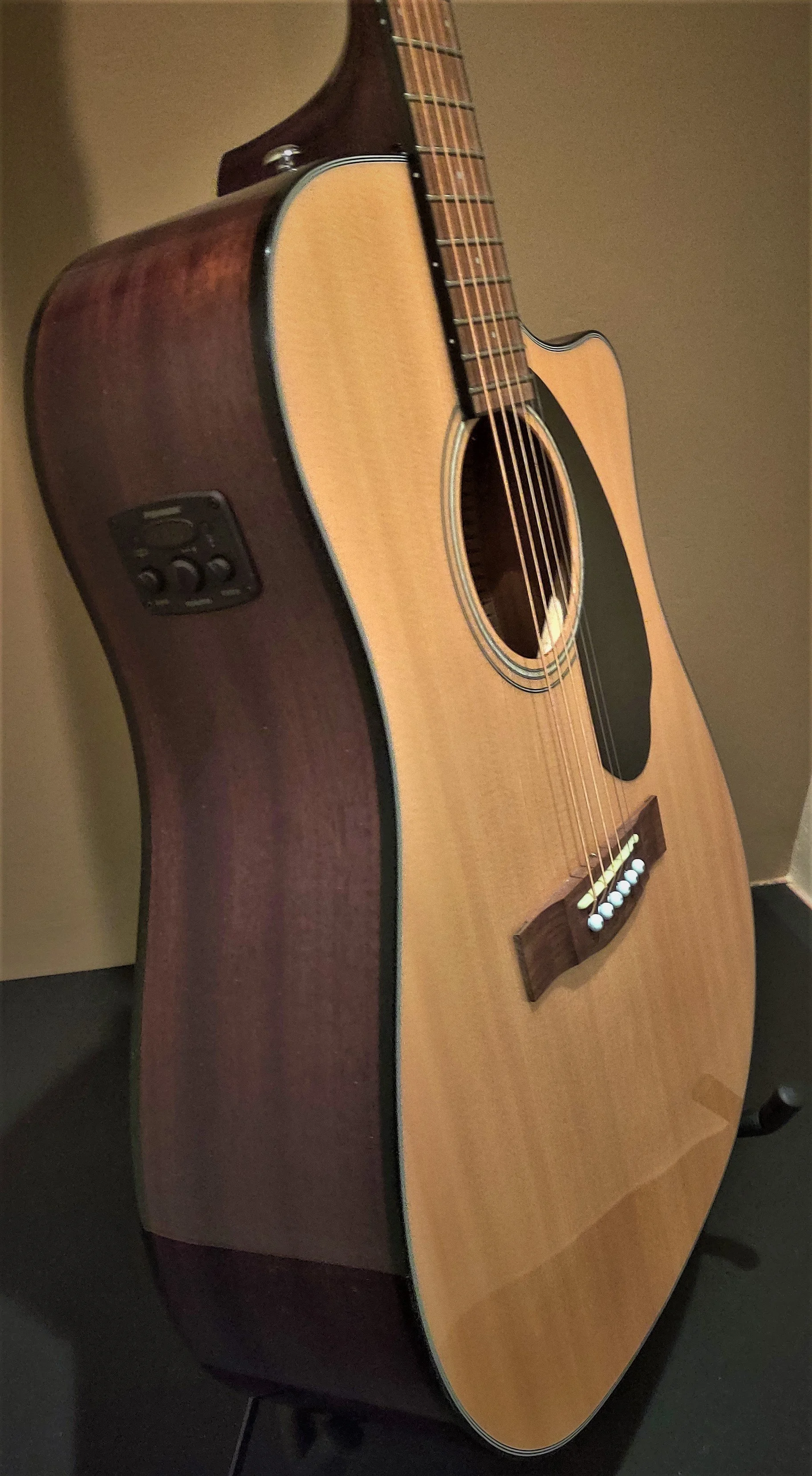 Fender cd60 SCE Acoustic Electric Guitar Natural Color — Southwest