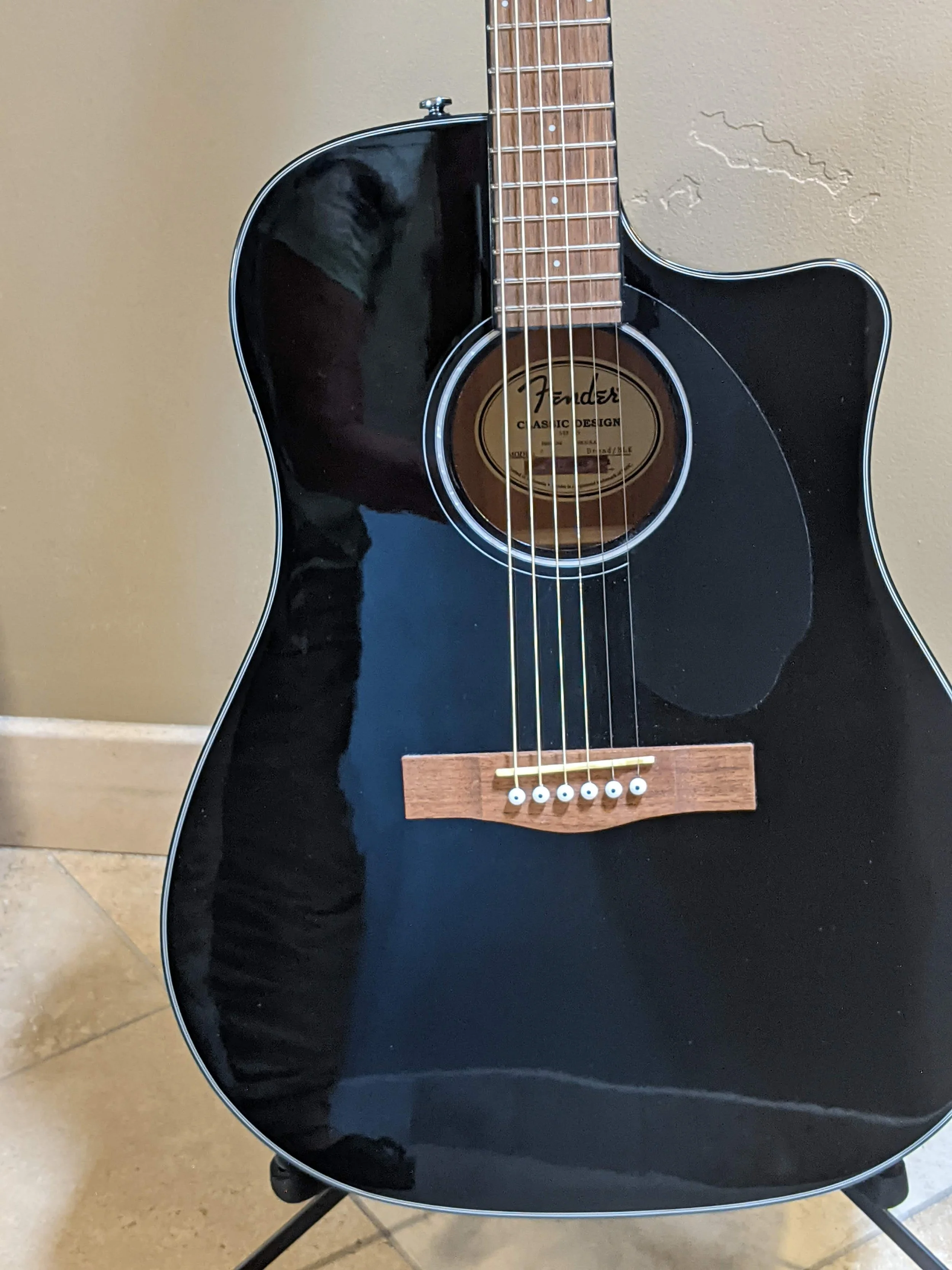 Fender cd60 SCE Acoustic Electric Guitar Natural Color — Southwest