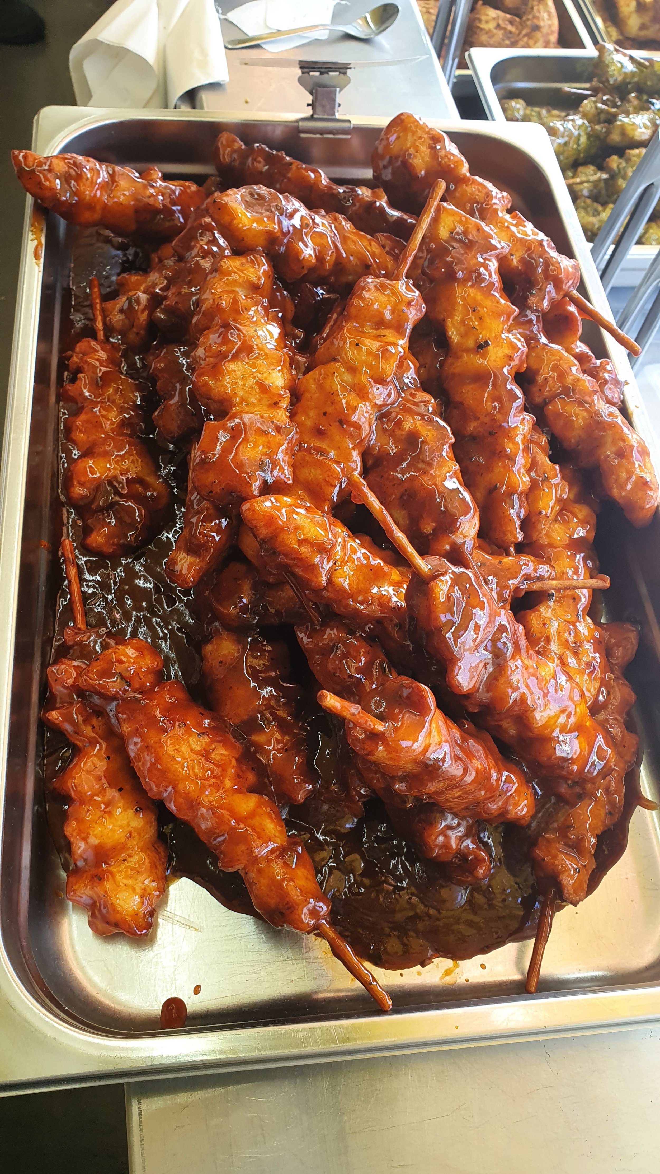 Brochette sauce liégeoise