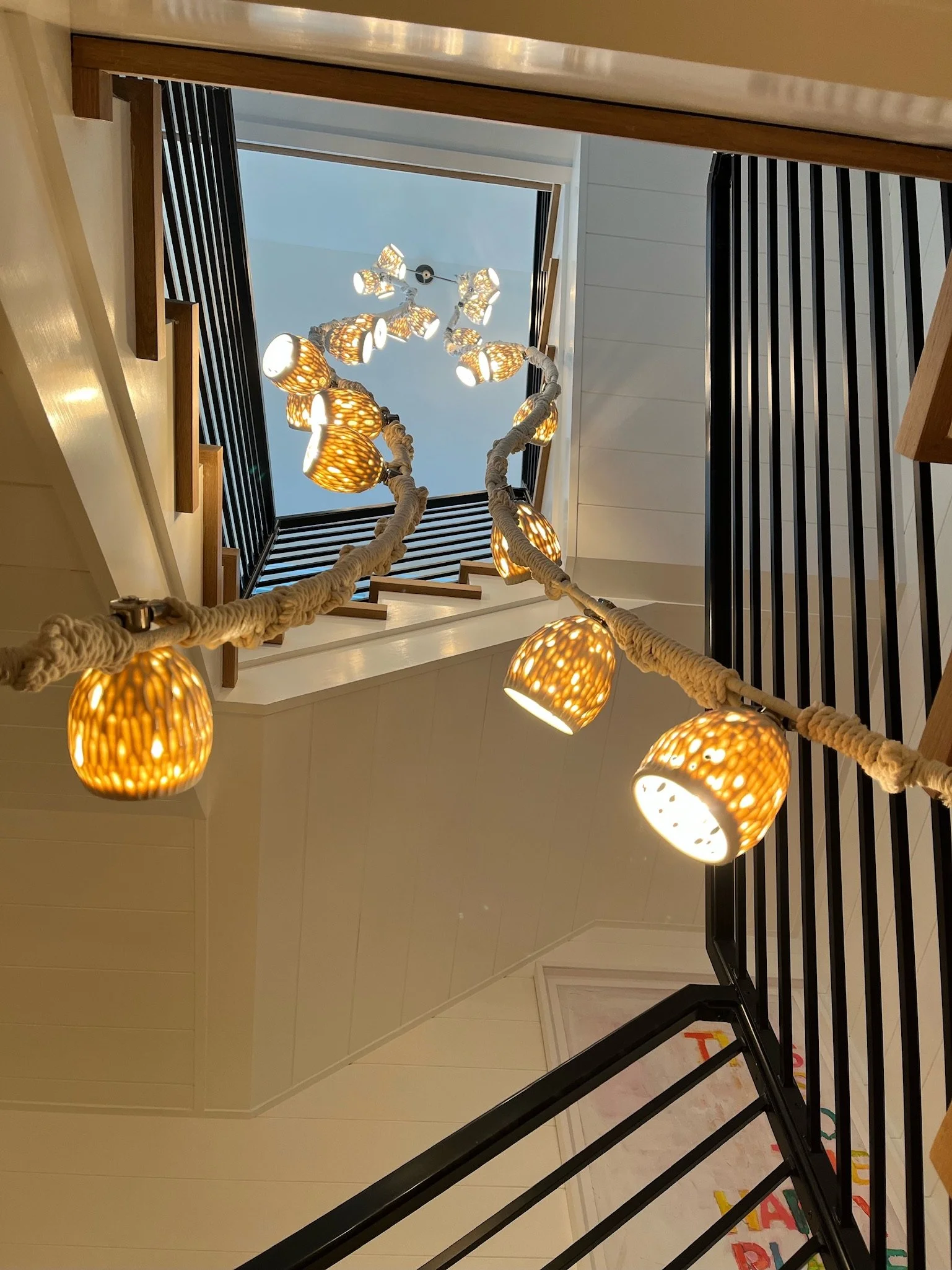 String Lights Installation