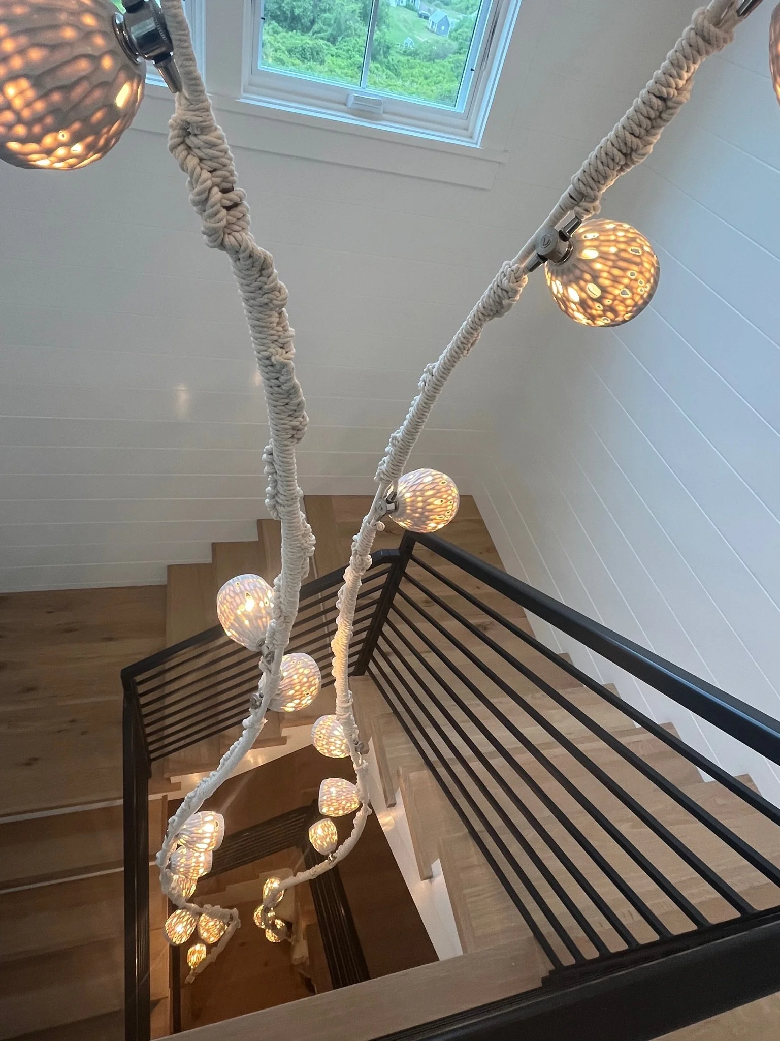 String Lights Installation