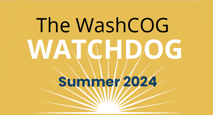 WashCOG newsletter: Update on access troubles, Sunshine Committee, Legislature