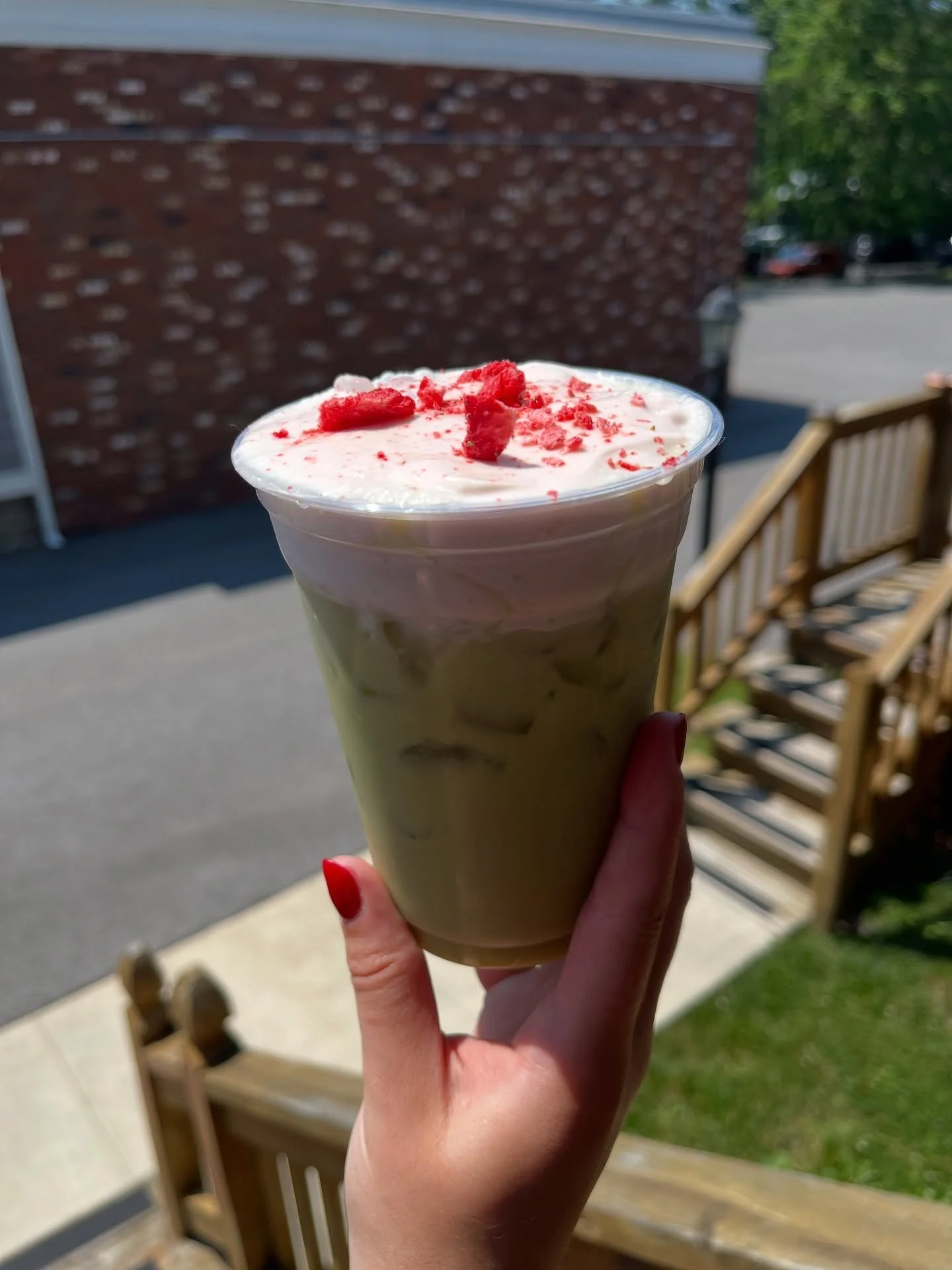 Two fantastic new drink specials for July are already flying out the door! 💫

🍓 🍵 Berry Matcha Bliss: Iced matcha with creamy coconut milk, topped with sweet strawberry cold foam. Light, fruity, and super refreshing!

🍌 🍮 Bananas Foster Latte: C