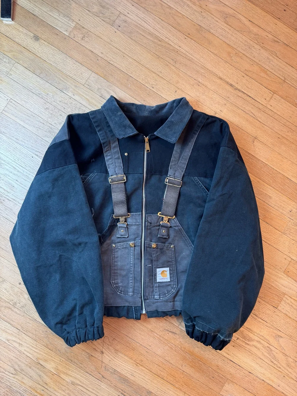 Overall jacket blk — ZDROYEVSKI STUDIOS