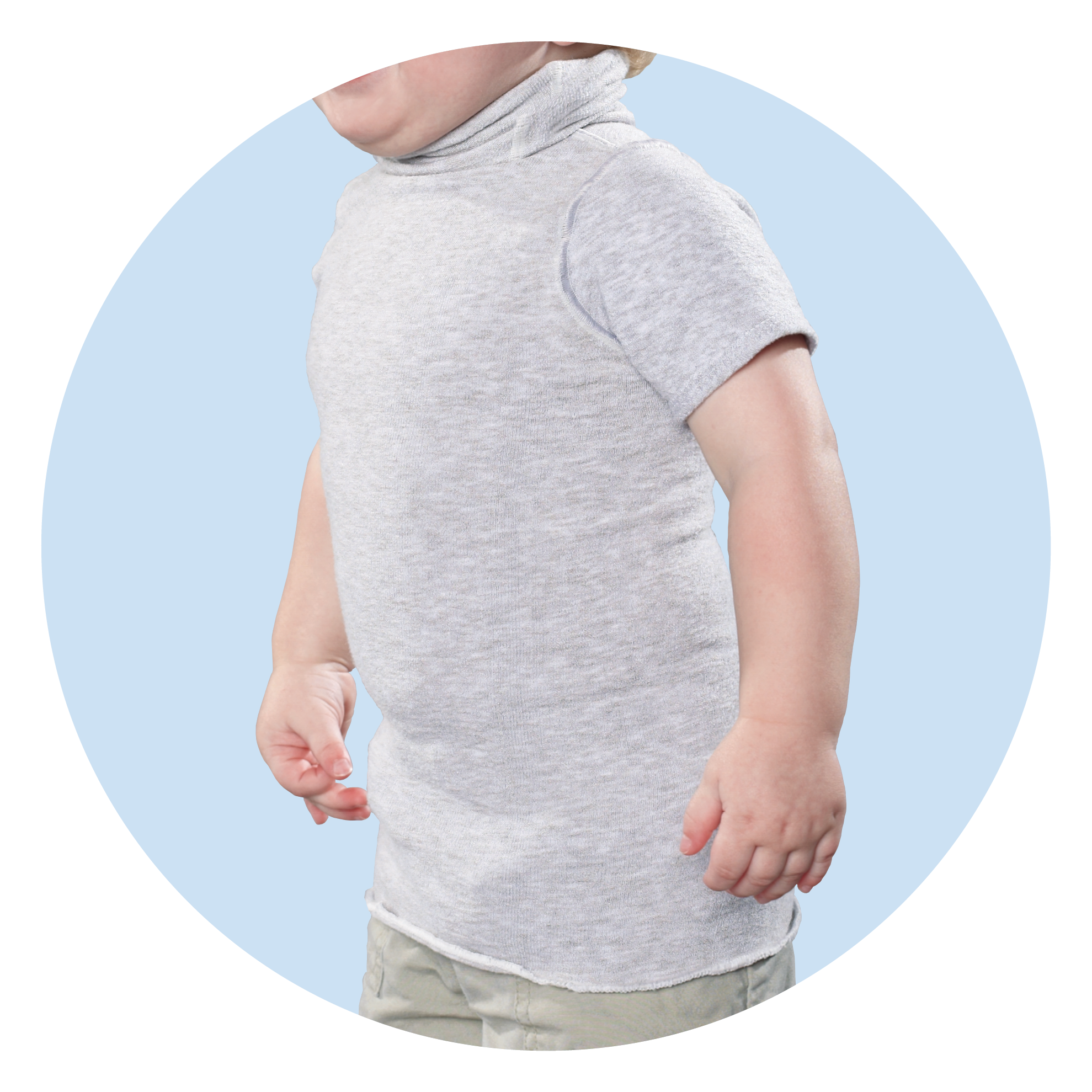 Torso-Interface Turtleneck with Sleeves