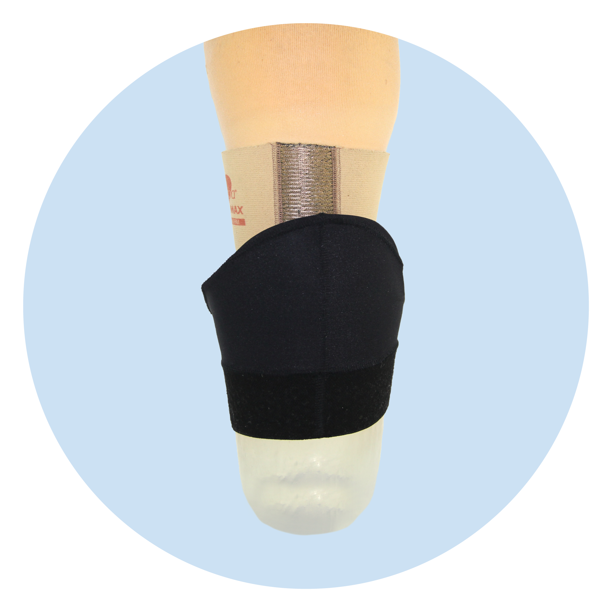 Above Knee Brim Sheath on form