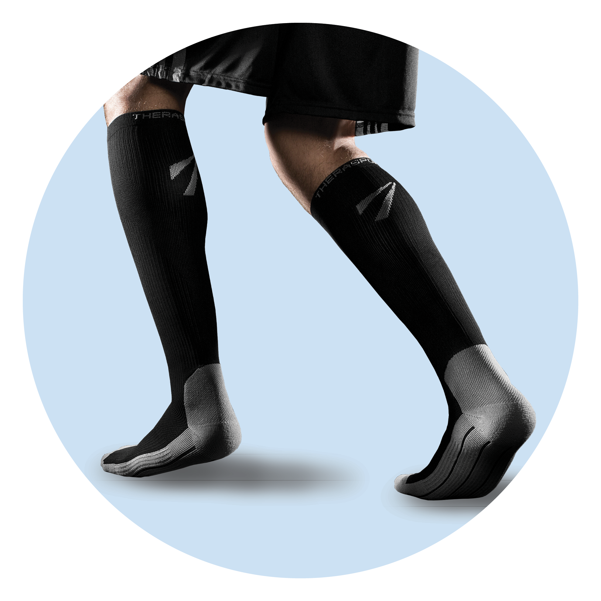 TheraSport Athletic Gradient Compression Socks + Sleeves — KnitRite, LLC