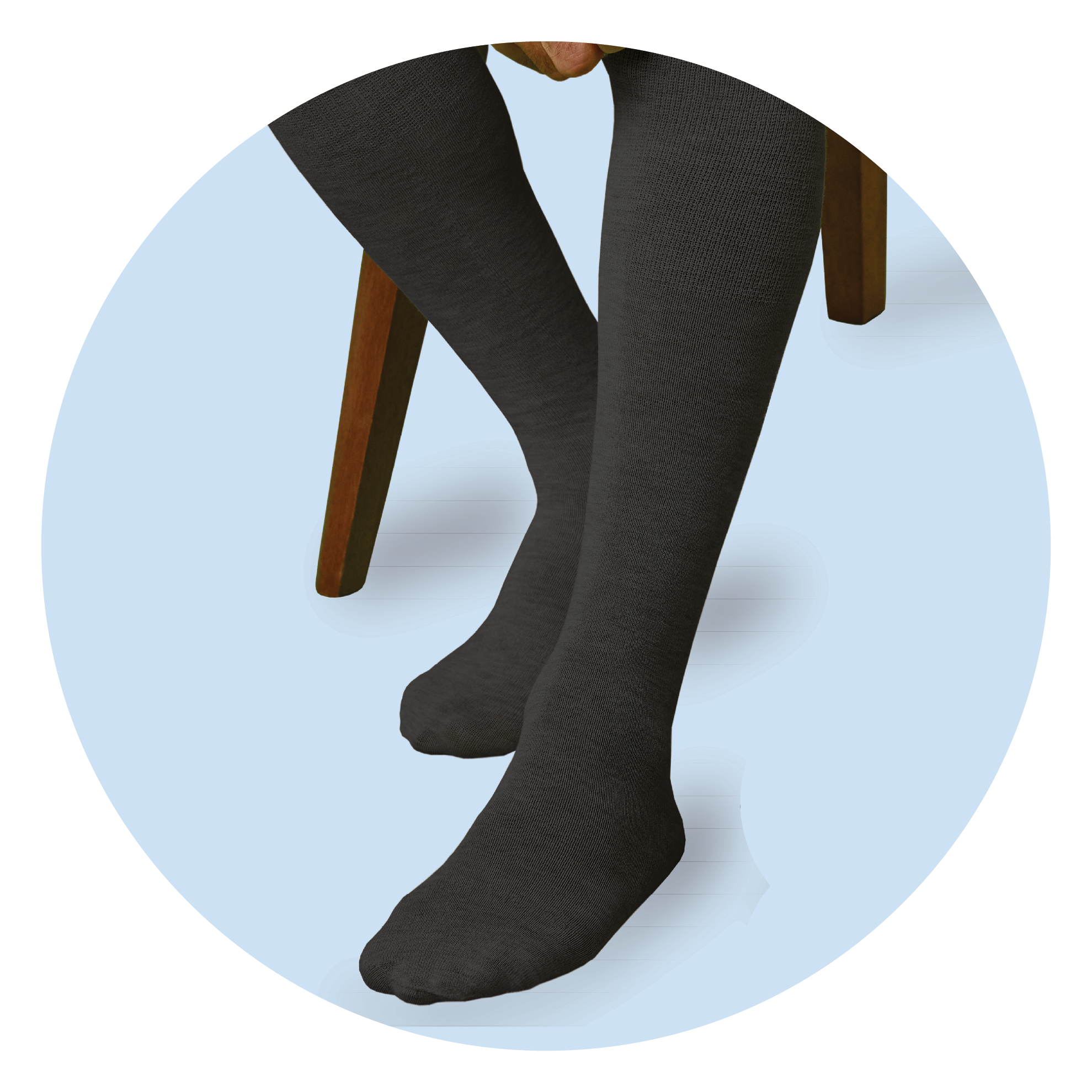 SmartKnit Seamless AFO in Black