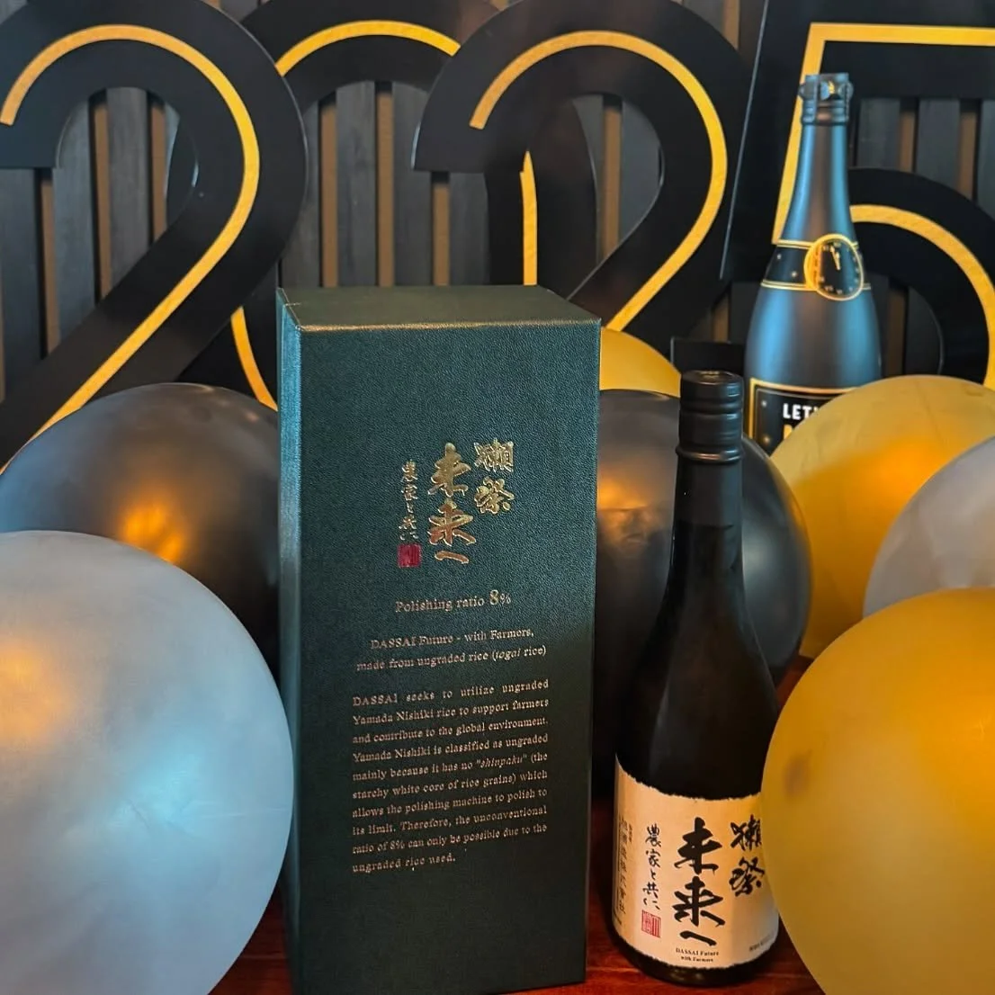 &bull;|&bull; Cheers to 2025! ✨

As we step into a new year, may our journeys be as refined as the taste of sake, as bold as its innovation, and as joyful as the moments we share with those we cherish.

This year, we raise a glass of The Sake of the 