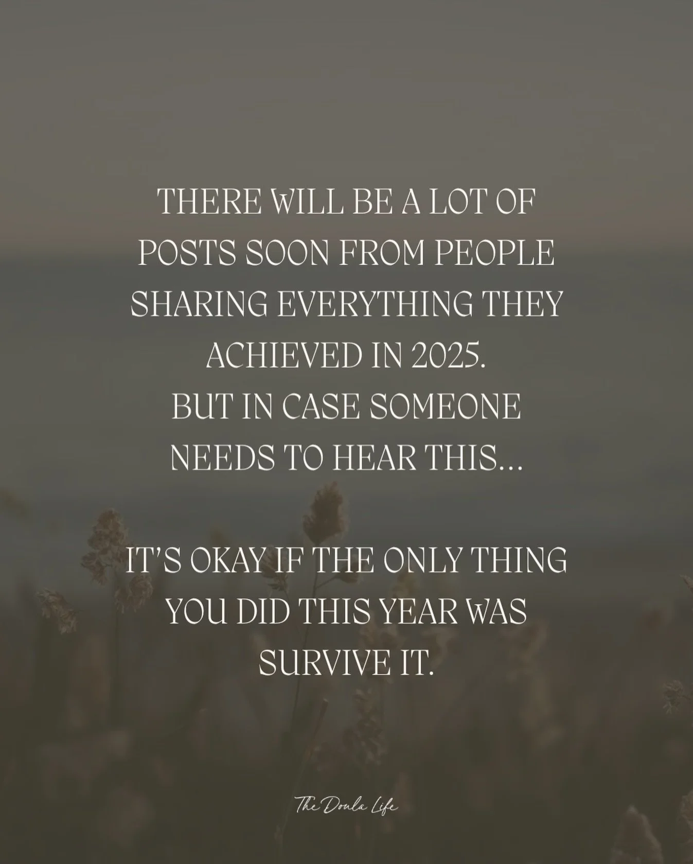 sharing my top posts of 2025 🤍 here is #1. I had no idea how far this post would go. i wrote it while having a bath, after a long and griefy day &mdash; if you are seeing this, i want you to know: surviving is enough

not every season is meant to be