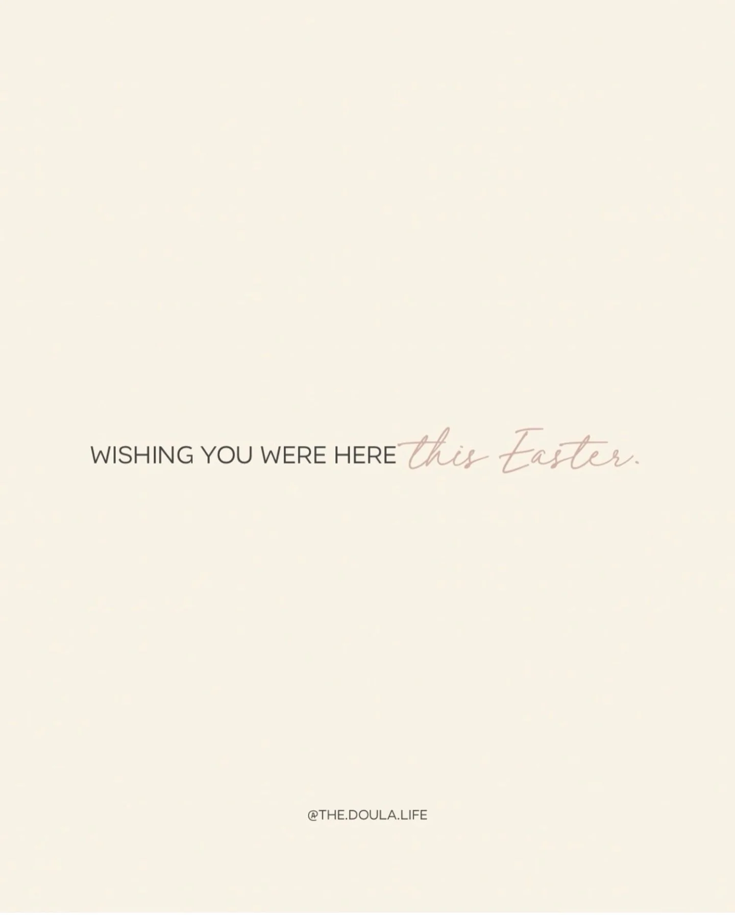 in a perfect world, i&rsquo;d be filling up your basket and you&rsquo;d be eagerly searching for eggs in the yard

i miss you 🌷
and i am wishing you were here this Easter