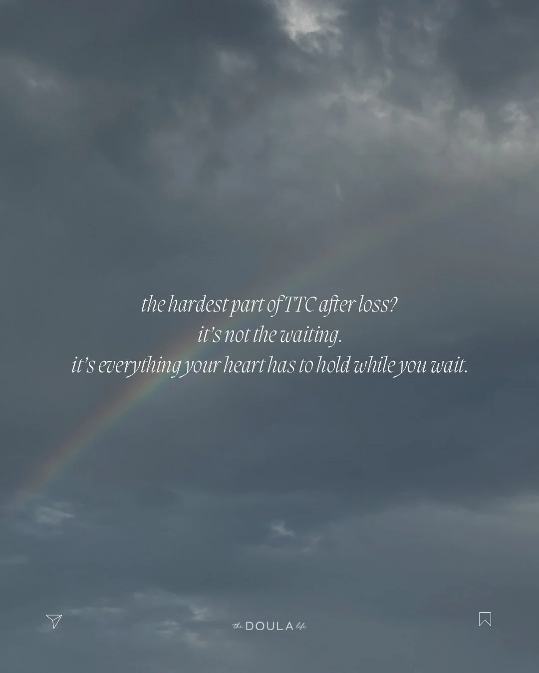 i want you to know something&hellip;
if ttc after loss feels heavier, more complicated, or more emotionally draining than you could have ever imagined&hellip; there is absolutely nothing wrong with you

you&rsquo;re carrying hope in a heart that&rsqu