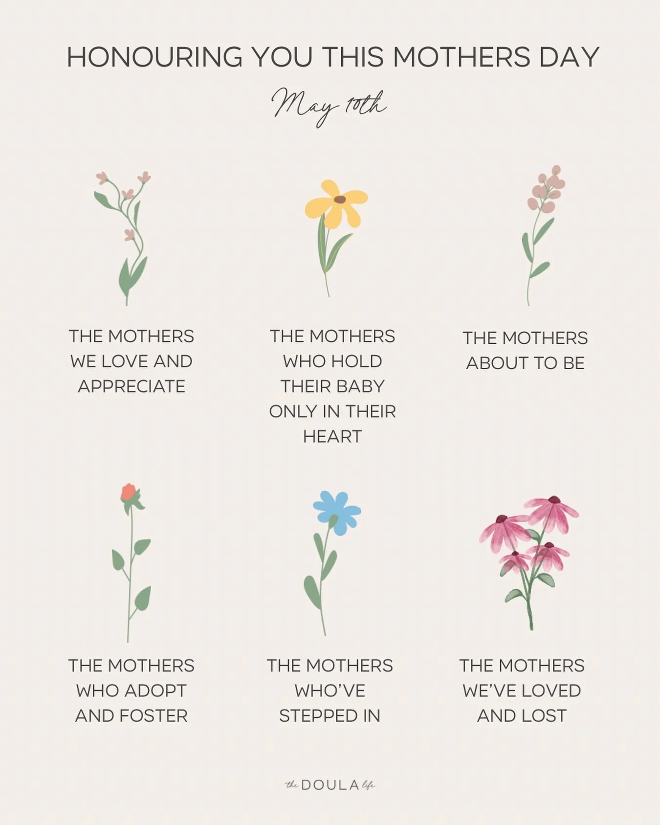 wishing a gentle mother&rsquo;s day weekend
to every mama, in every walk of life 🌸🌷

you are a beautiful mother