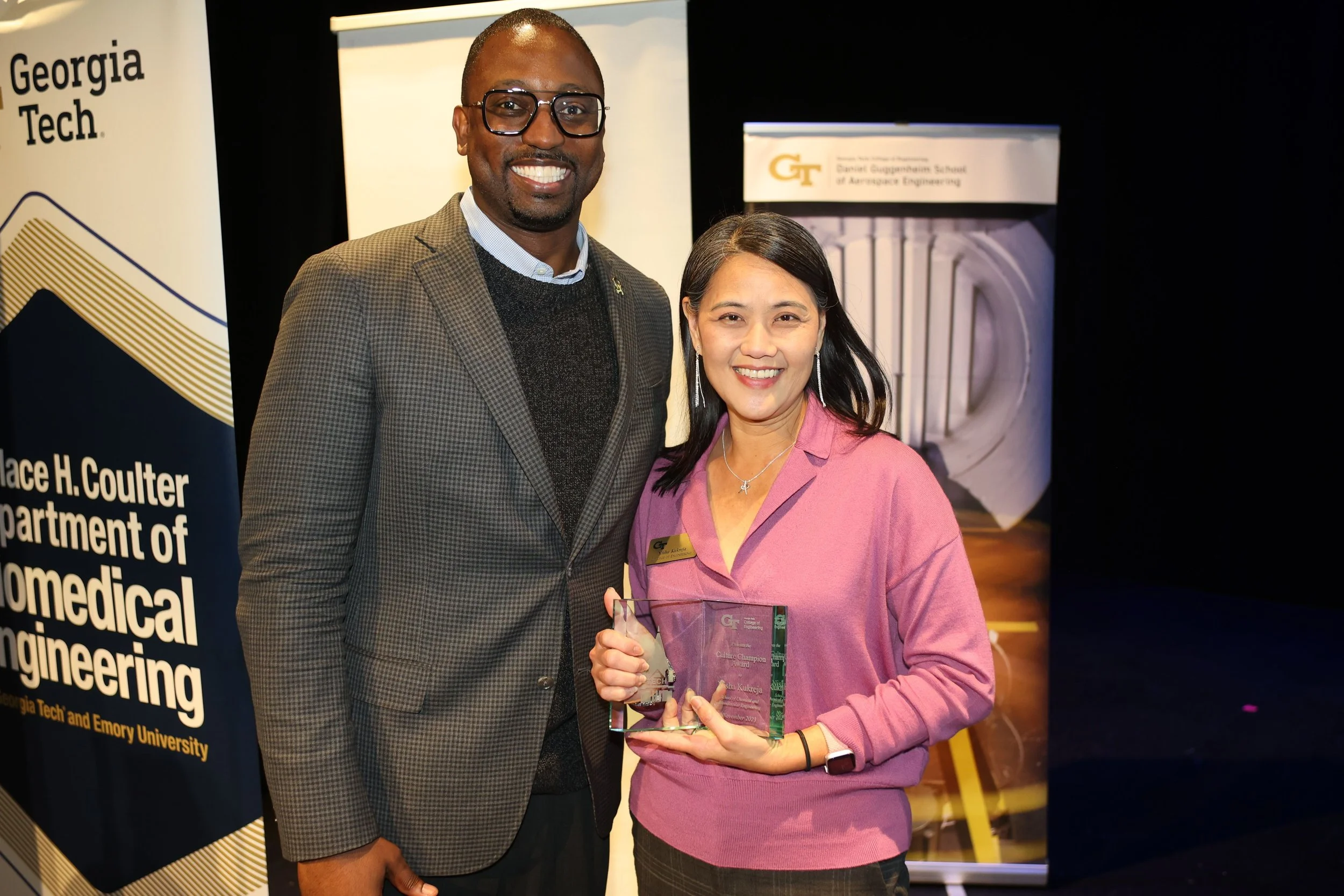 Nisha Kukreja won the CoE Staff Culture Advisory Council’s Culture Champion Award