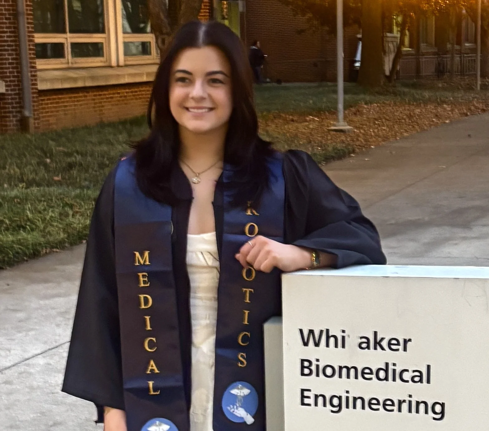 Halley graduates in Biomedical Engineering at GT