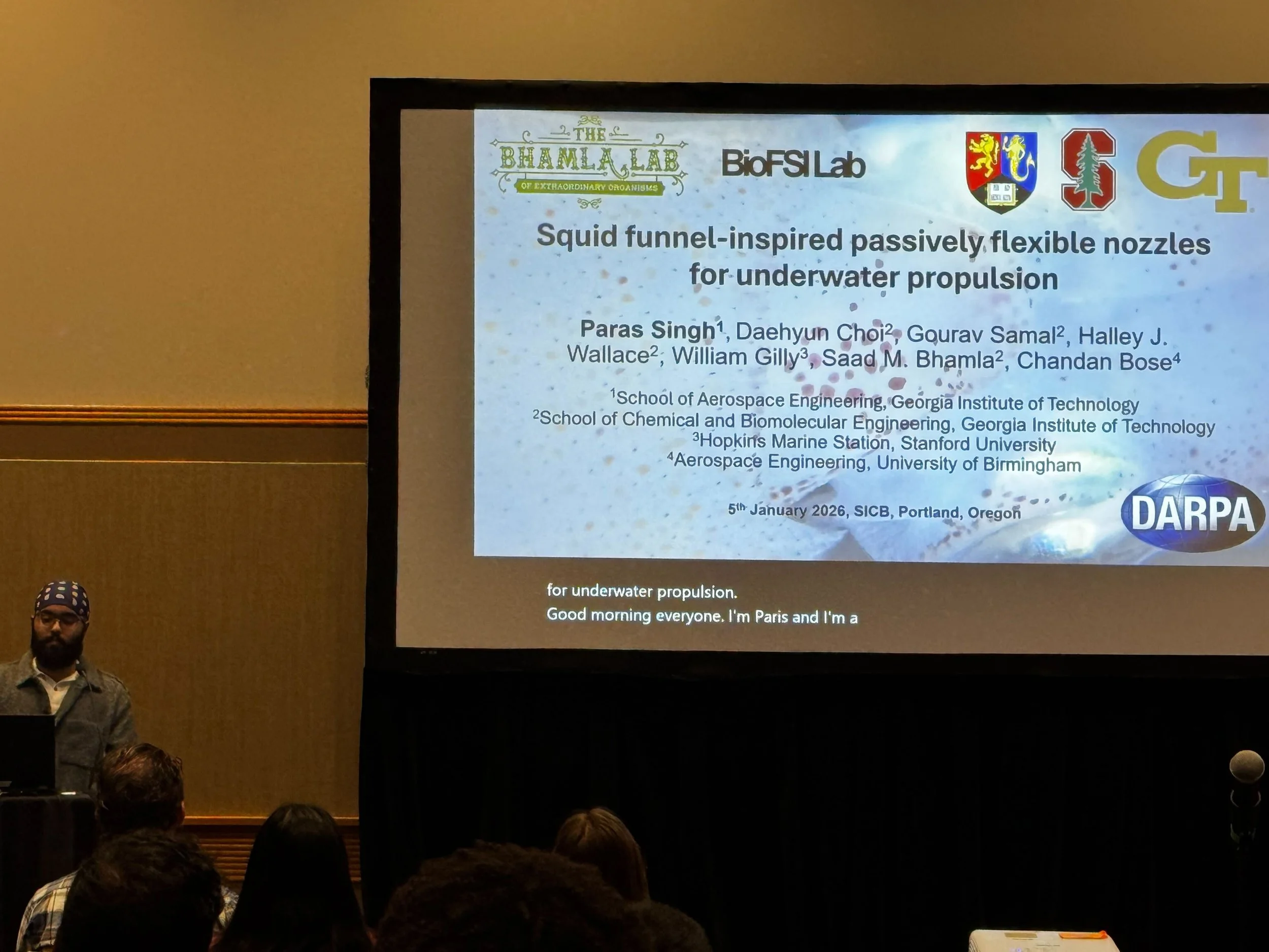 Lab at 2026 SICB in Portland, Oregan