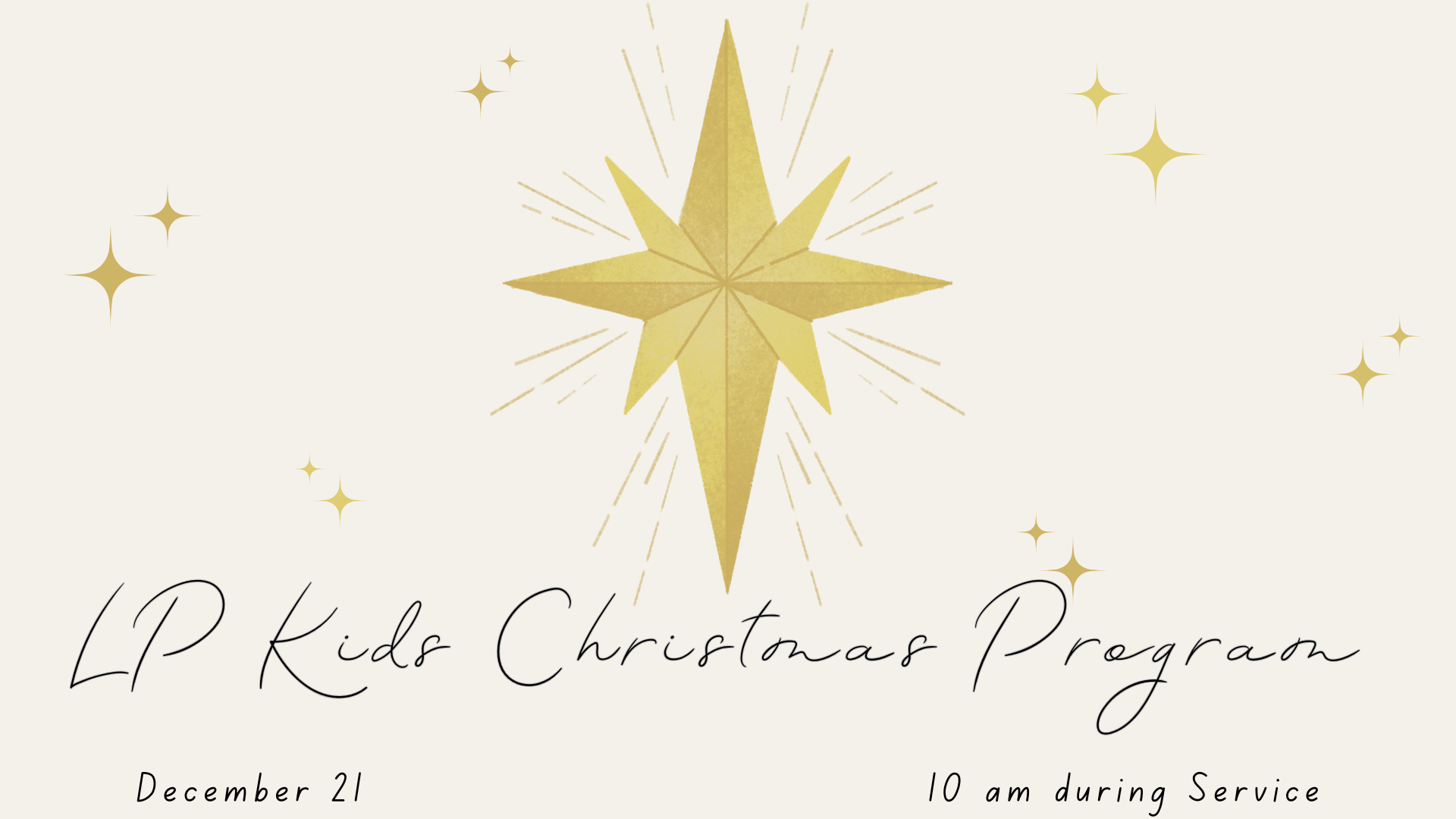 LP Kids Christmas Program