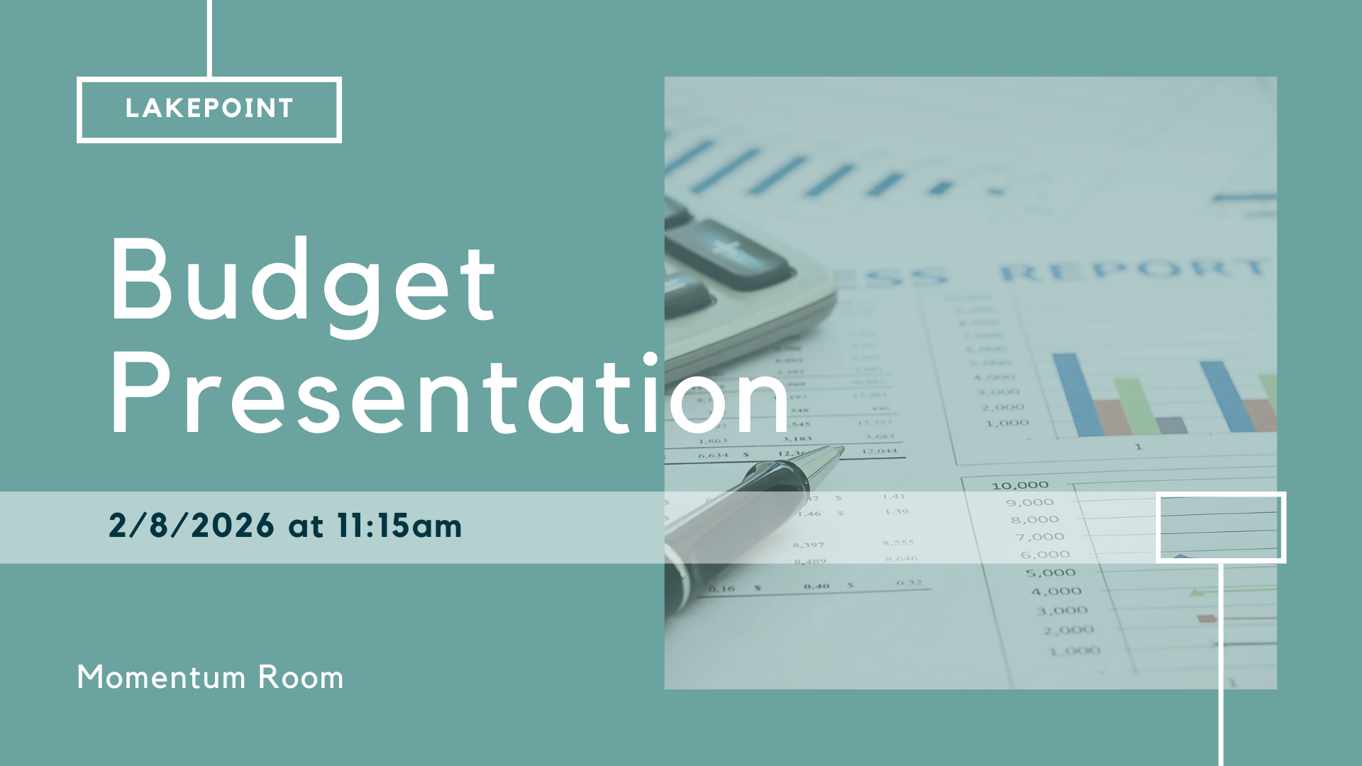 Lakepoint 2026 Budget Presentation