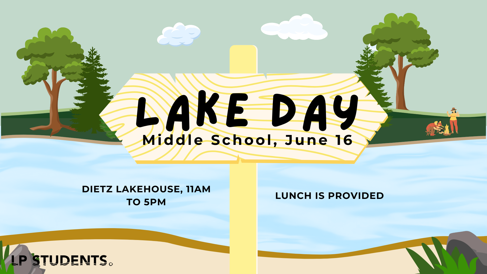 LP Students: Middle School Lake Day