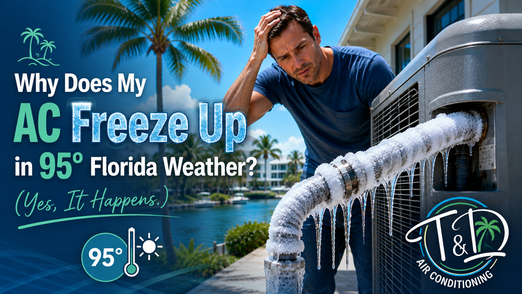Why Does My AC Freeze Up in 95° Florida Weather? (Yes, It Happens.)