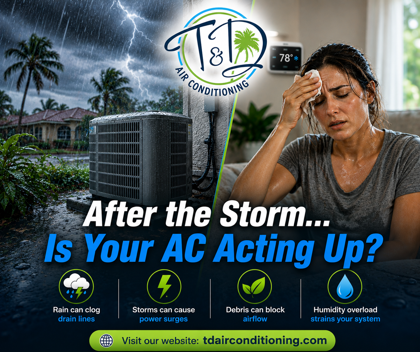 After Heavy Rain, Here’s Why Your AC Might Start Acting Up