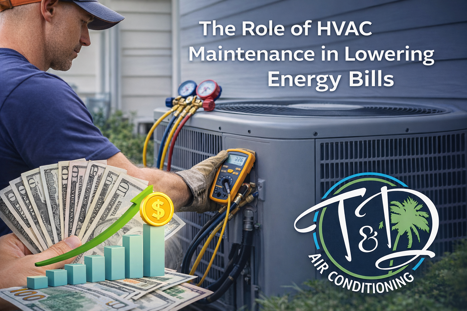 Regular HVAC maintenance helps South Florida homeowners lower energy bills, improve efficiency, and keep their AC running reliably with help from T&D Air Conditioning.