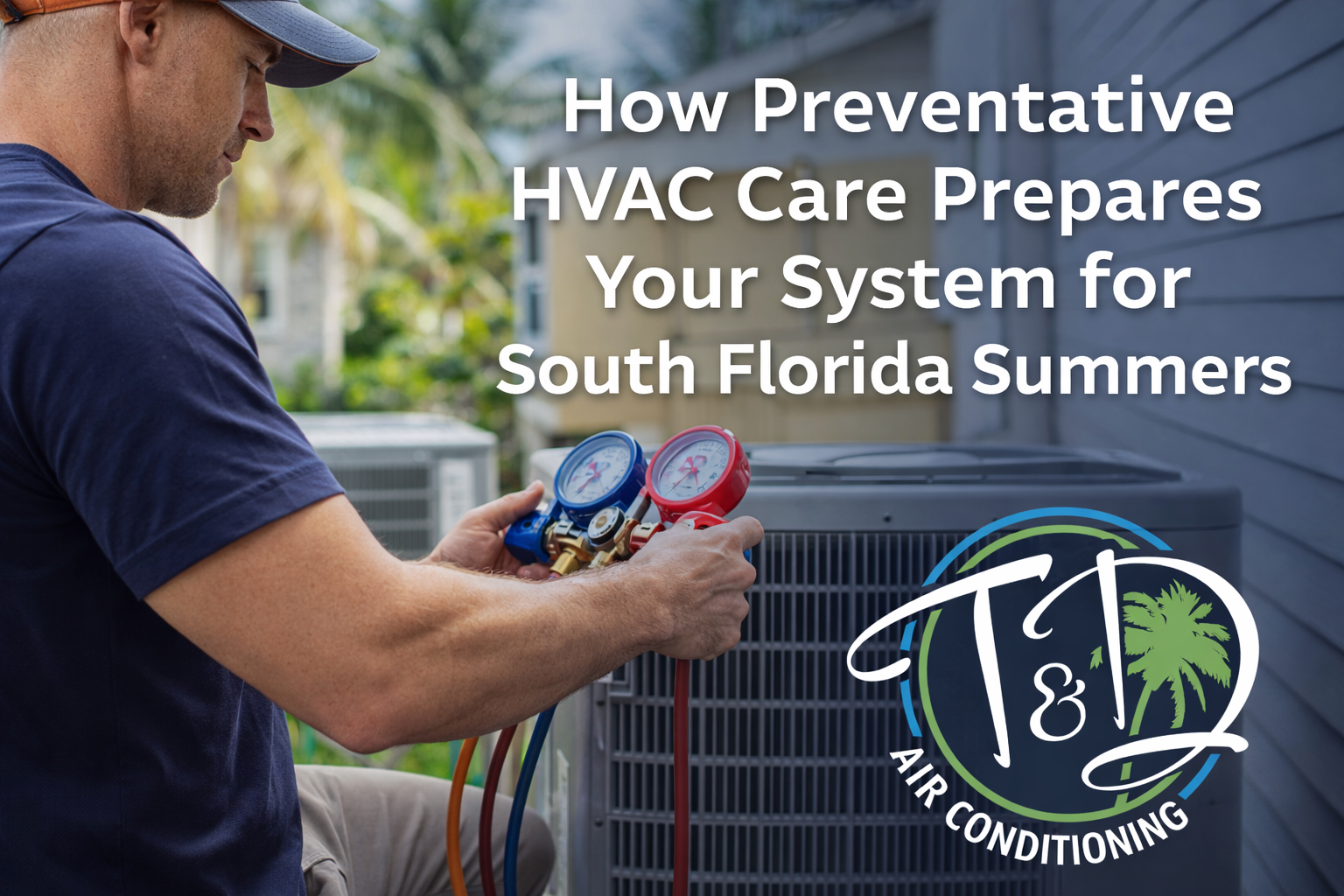A little preventative HVAC care goes a long way—helping South Florida homeowners stay cool, comfortable, and protected all summer with T&D Air Conditioning.