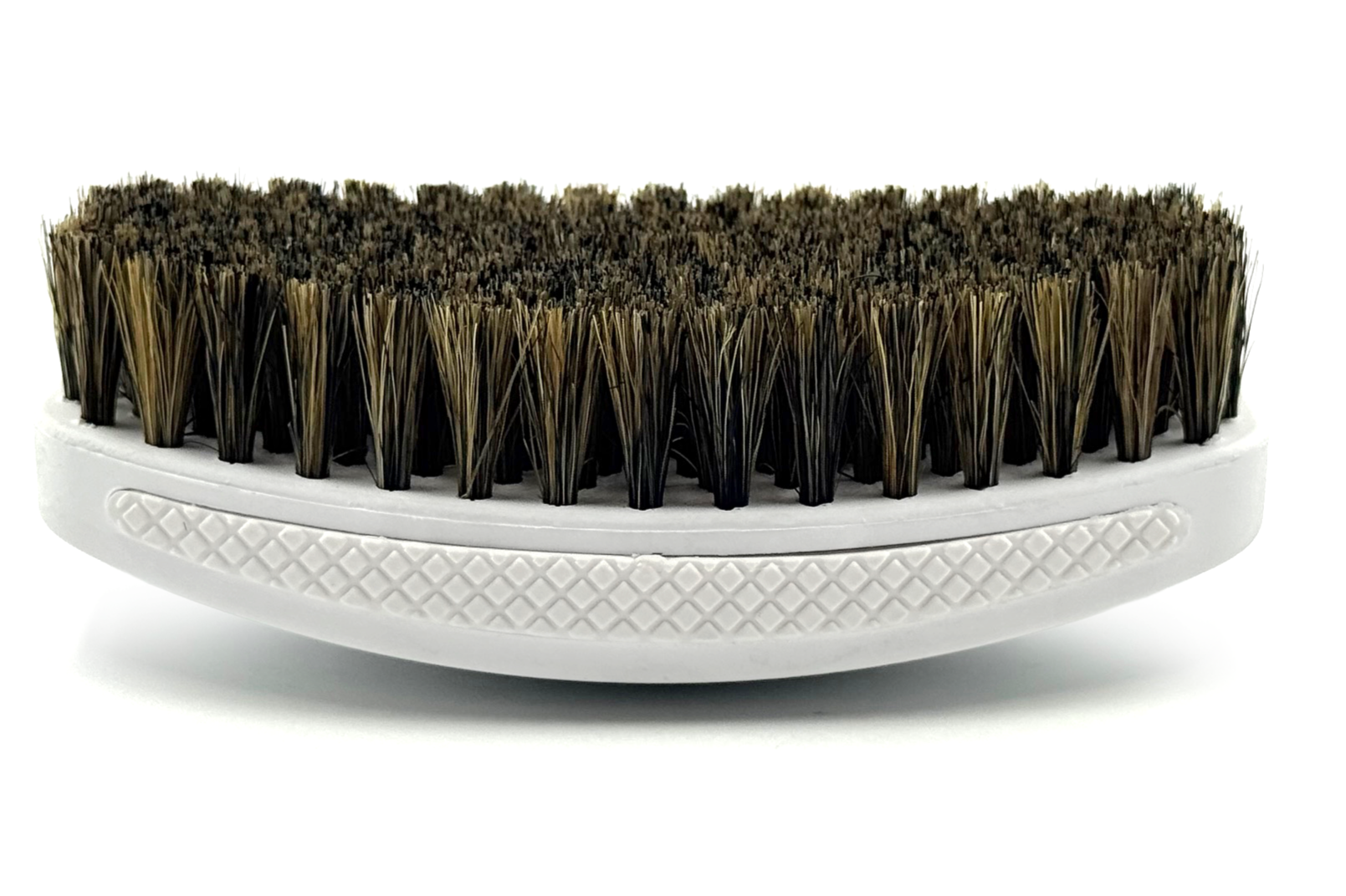 NEW! "White-Out" Premium | Medium-Soft 100% Boar Bristle | LIMITED EDITION Caesar 2.0 Wave Brush by Crownqualityproducts.com