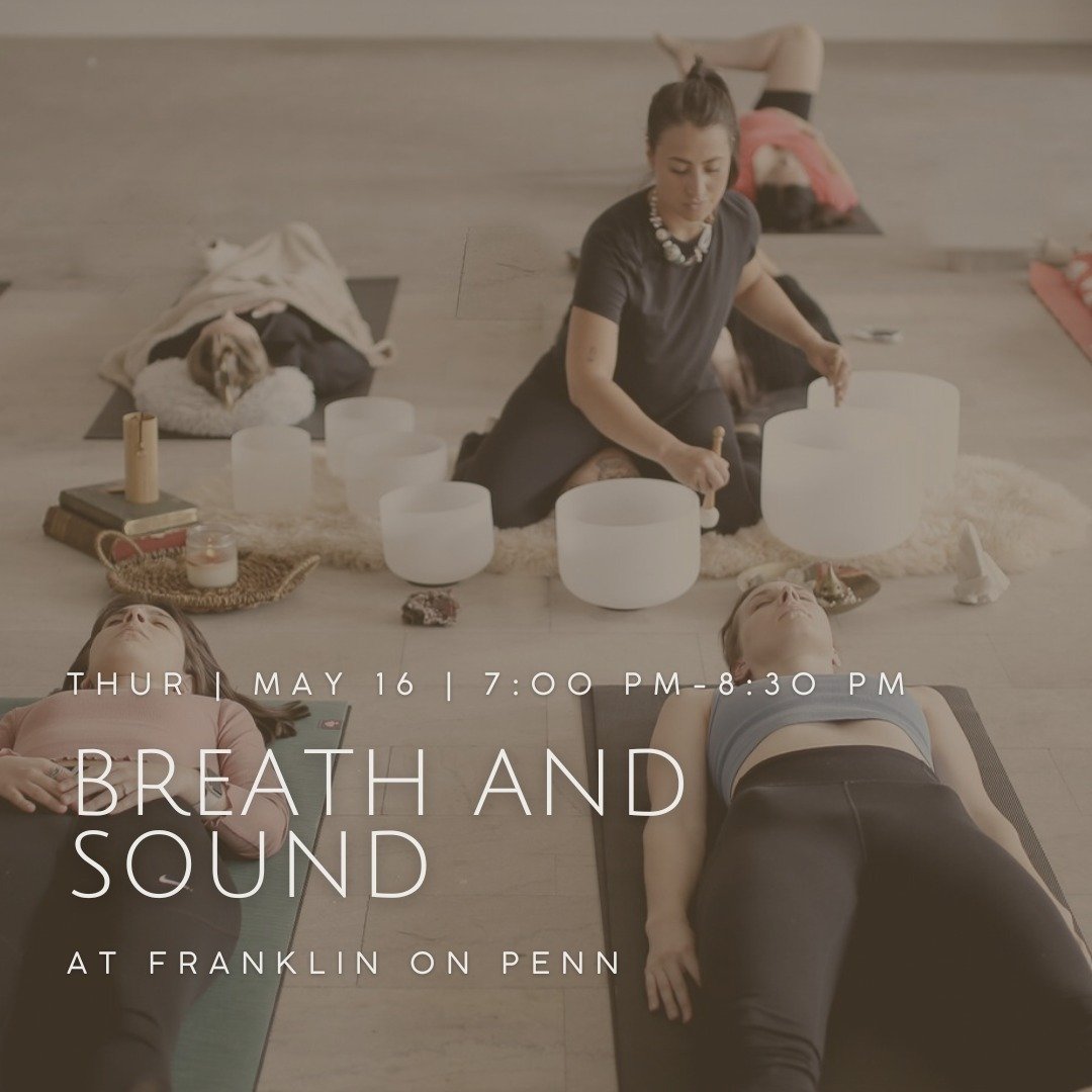 ***UPDATE*** We are humans behind this account.... particularly one human :) and with that being said typos and mistakes happen.  Our Rhythmic Breathwork and Sound Bath class in collaboration with @_soulhana at the expansive @franklinonpennweddings i