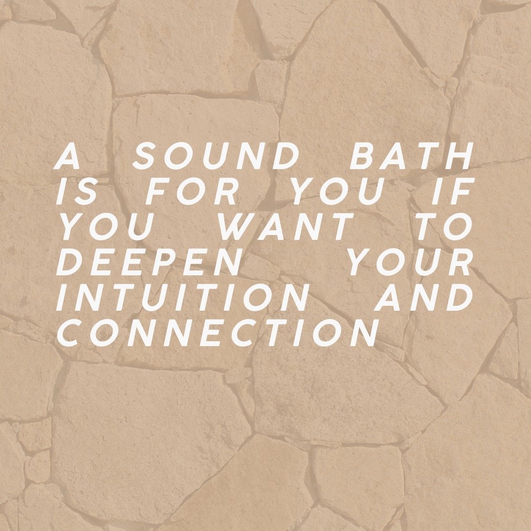 Dive deeper into your inner world with a sound bath 🌊✨ Whether you're seeking to enhance your connection with yourself or tap into your intuition, a sound bath is the perfect way to journey inward. Let the soothing waves of sound guide you to a plac
