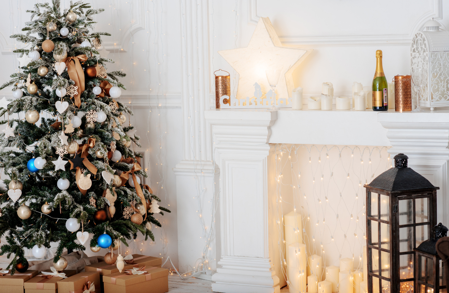 Classic Christmas Tree setting in living room - 6 Tips for Getting Your Home Ready for the Holidays